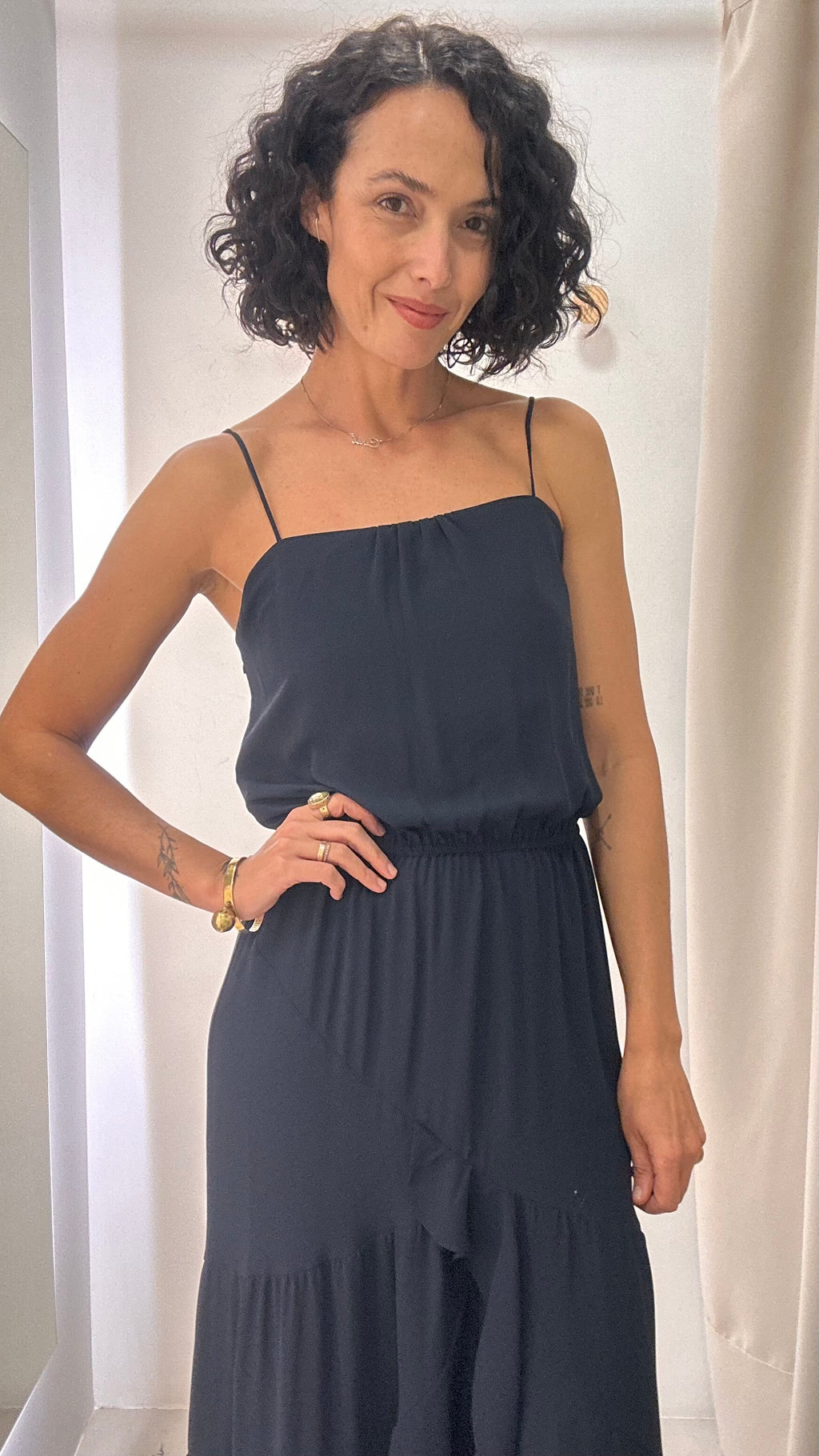 Vestido marinho Iodice