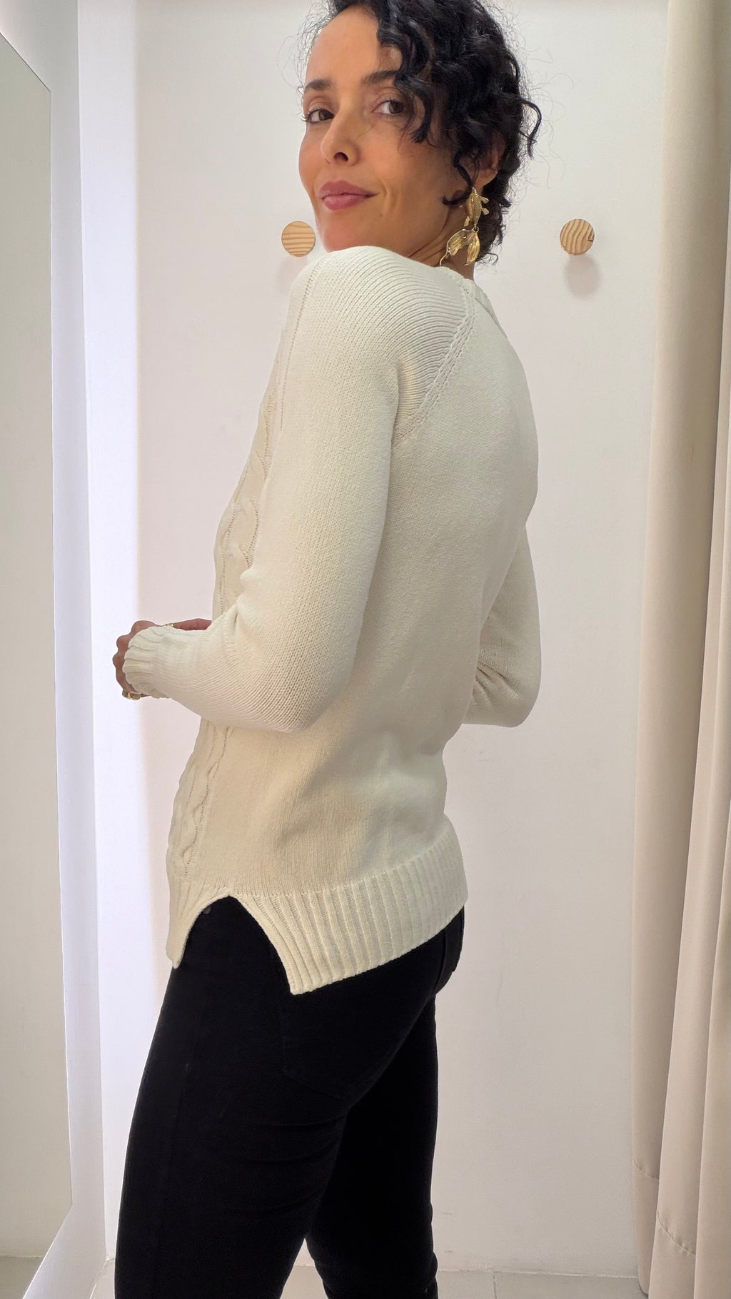 Tricot Off White Anselmi