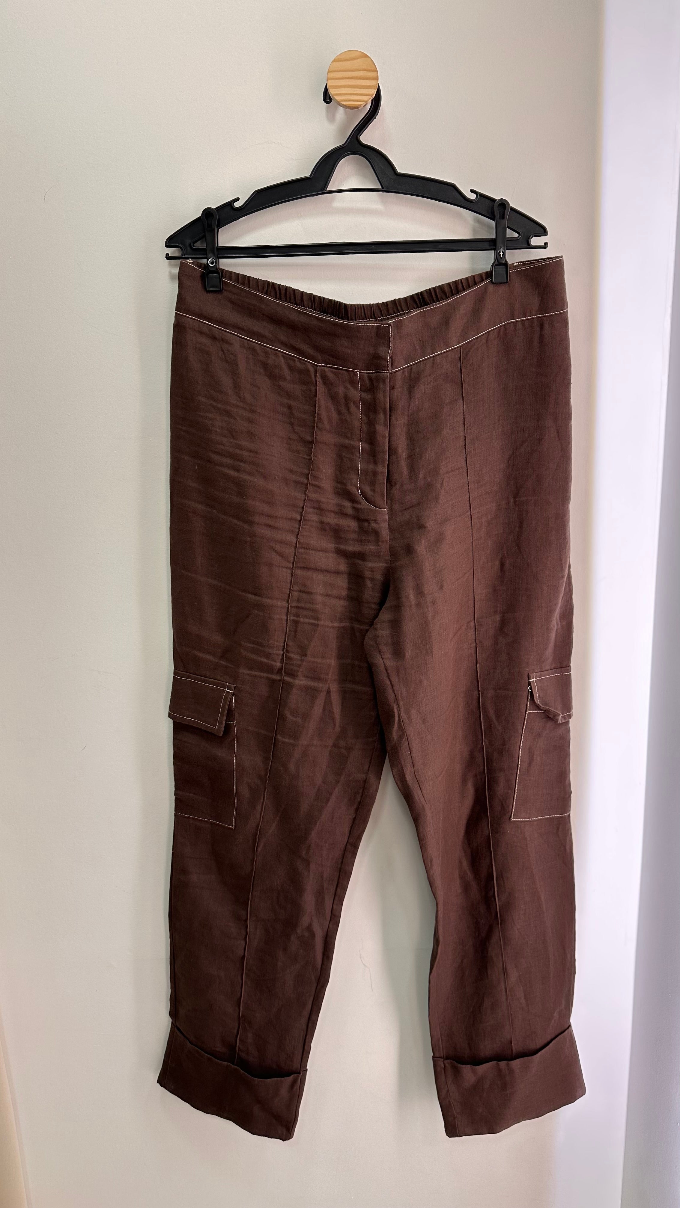 Conjunto Marrom linho Souq
