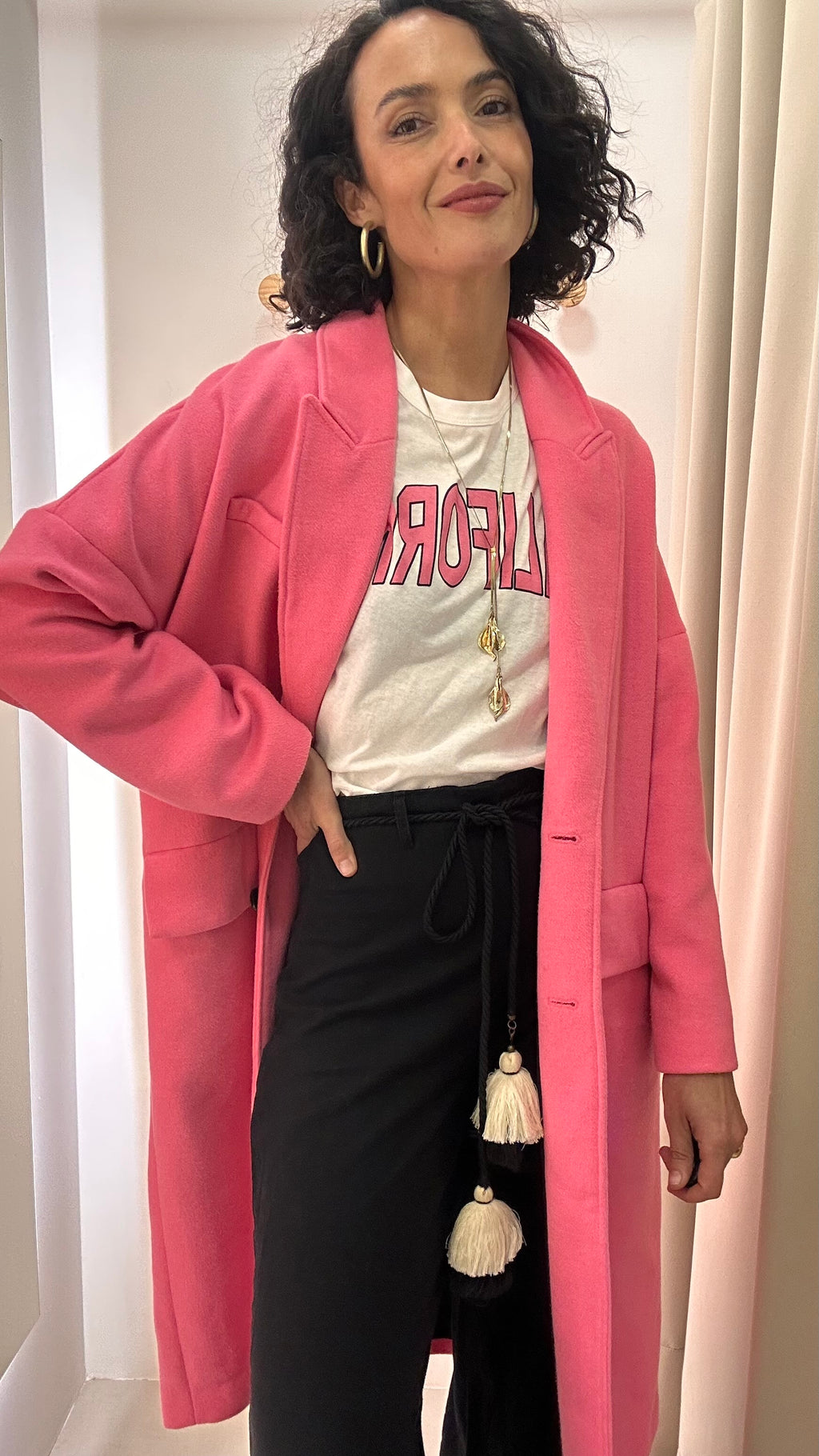Sobretudo Rosa Zara