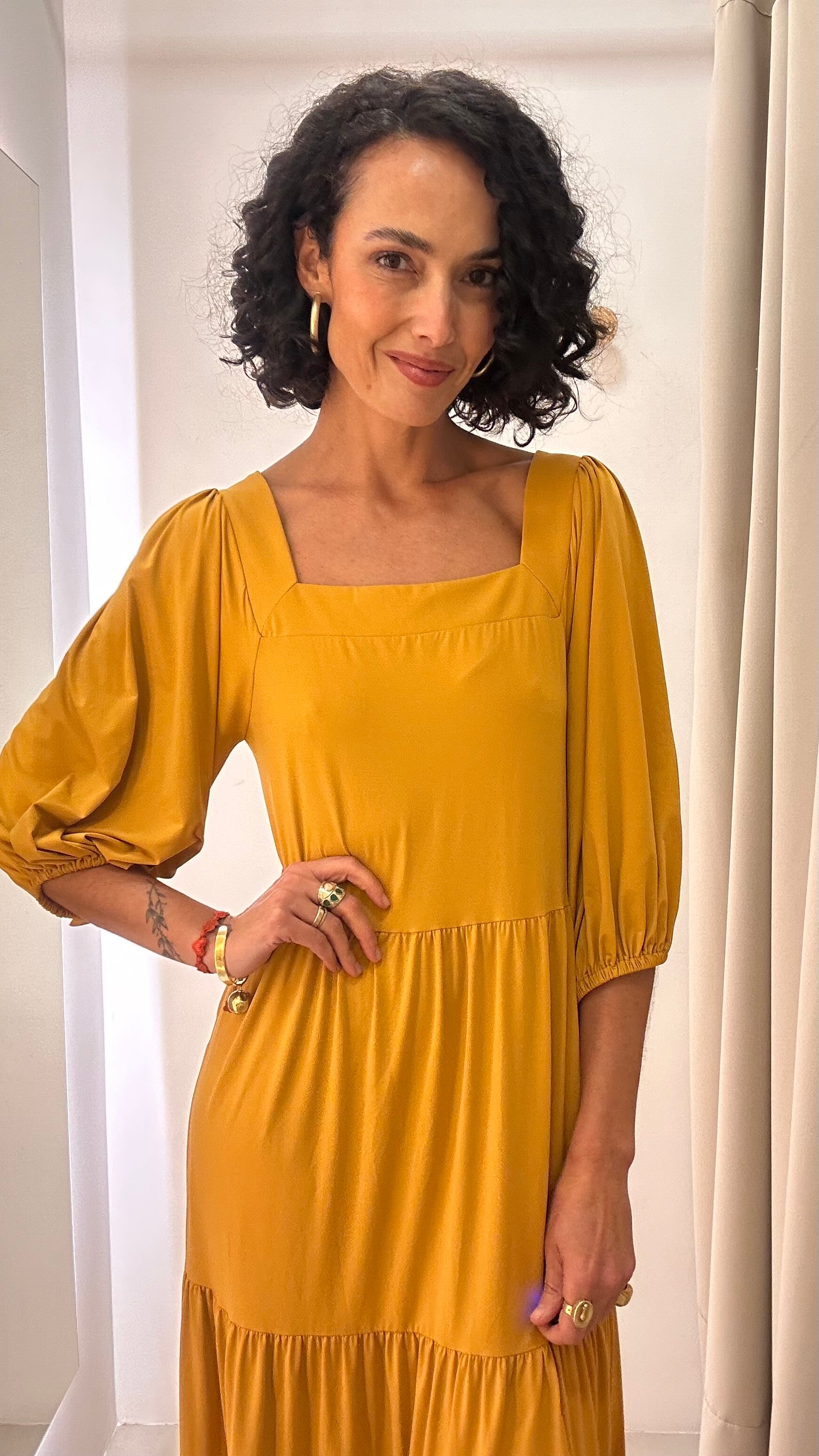Vestido Terracota Voar