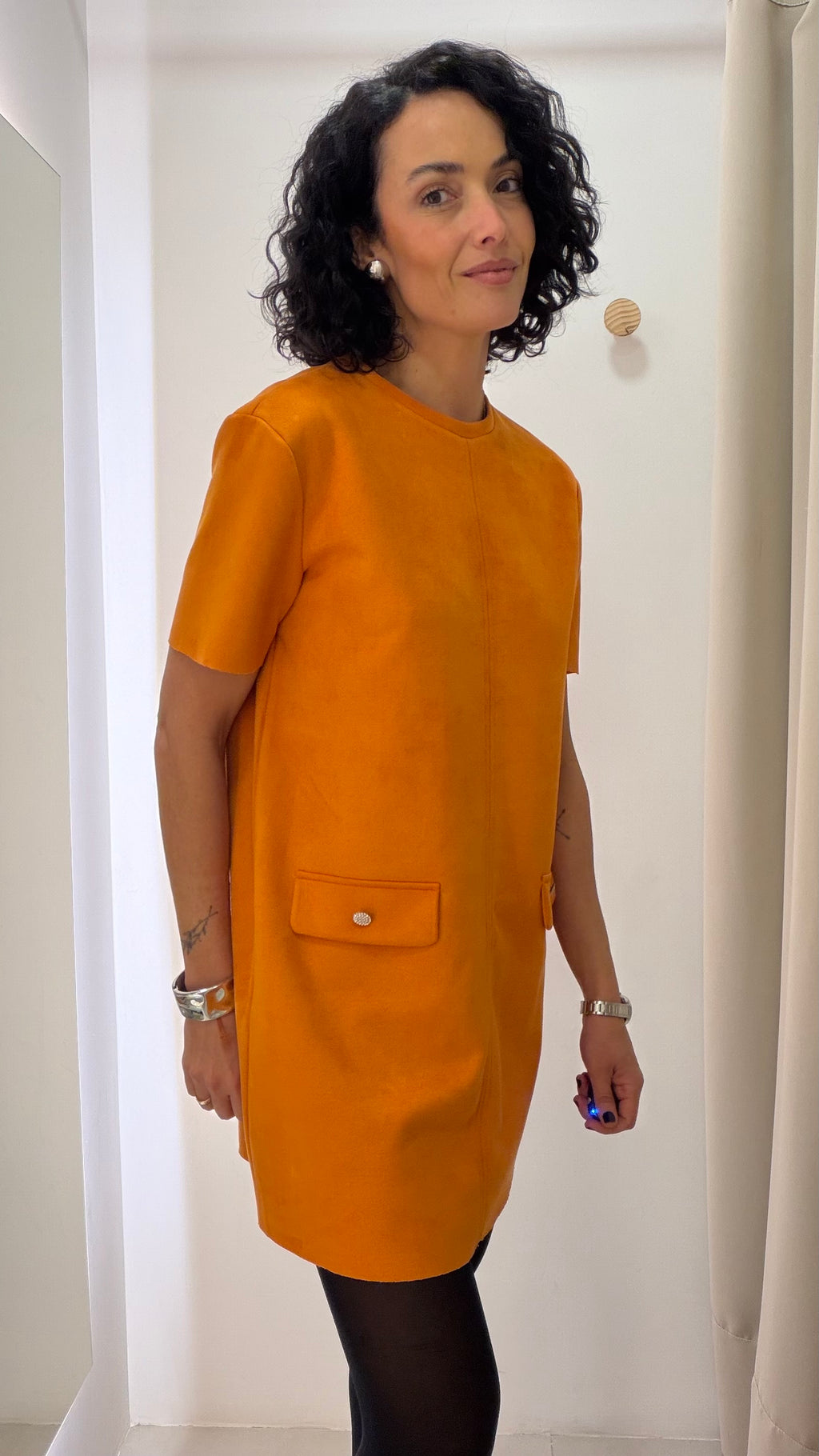 Vestido Terracota Zara