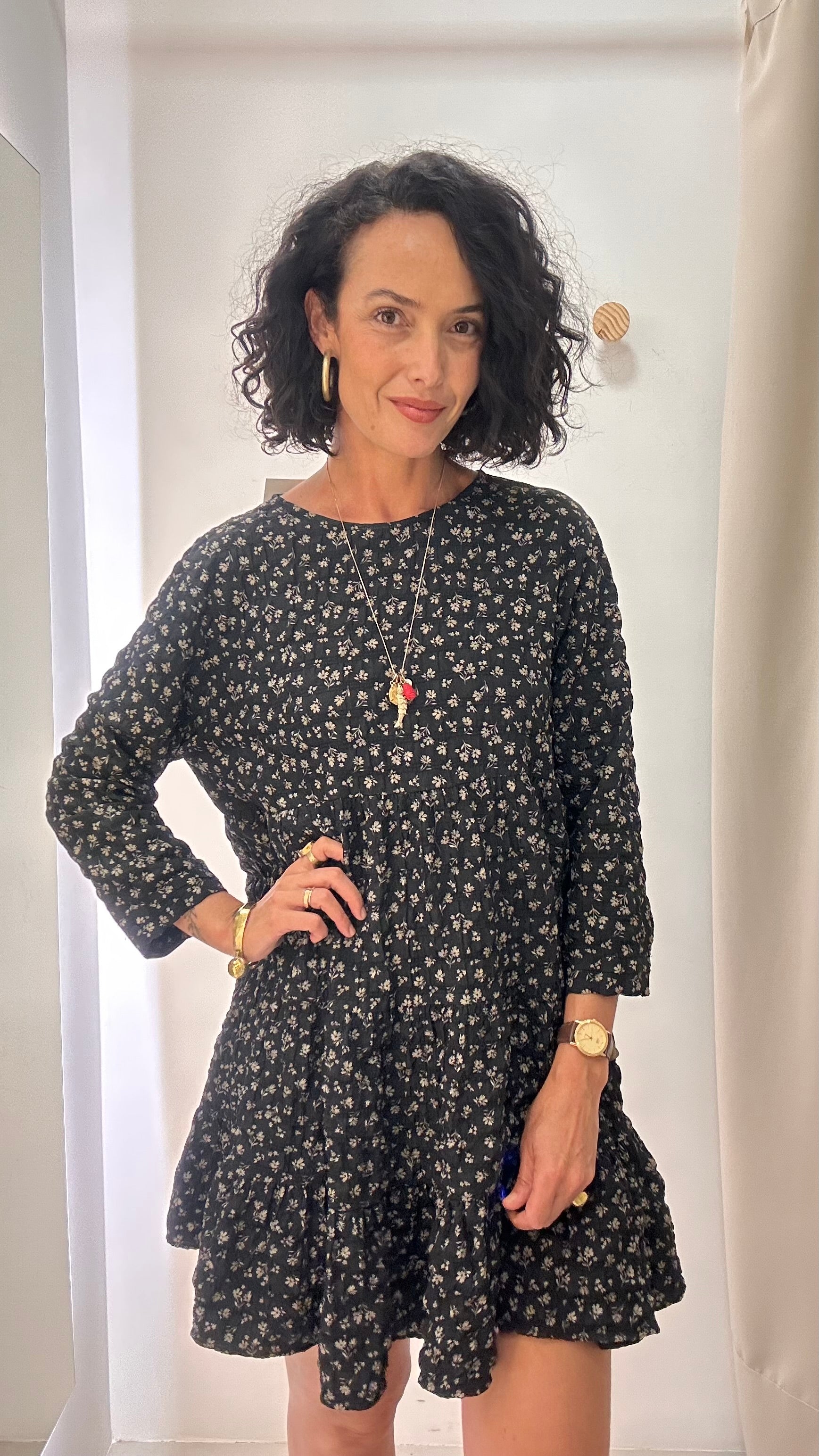 Vestido Estampa Floral Zara