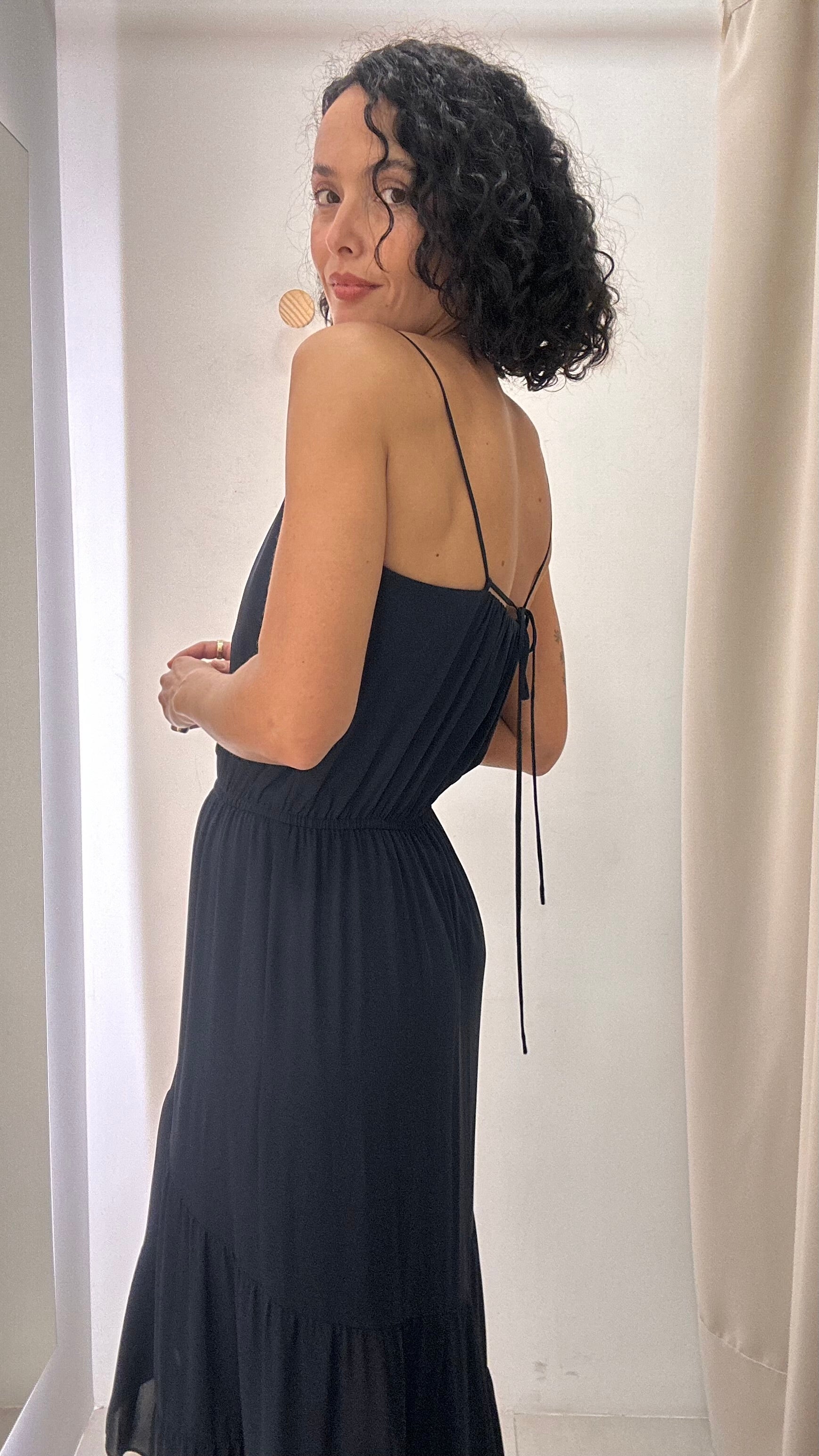 Vestido marinho Iodice