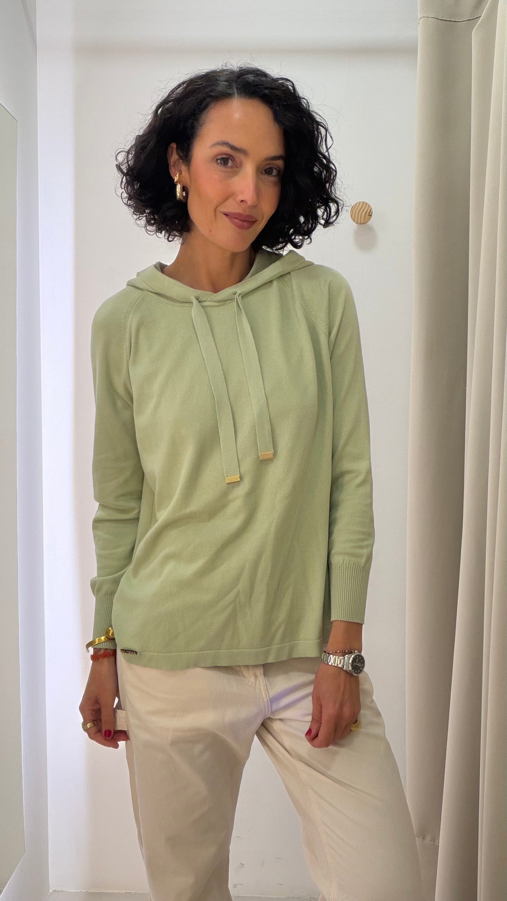 Tricot com capuz Anselmi
