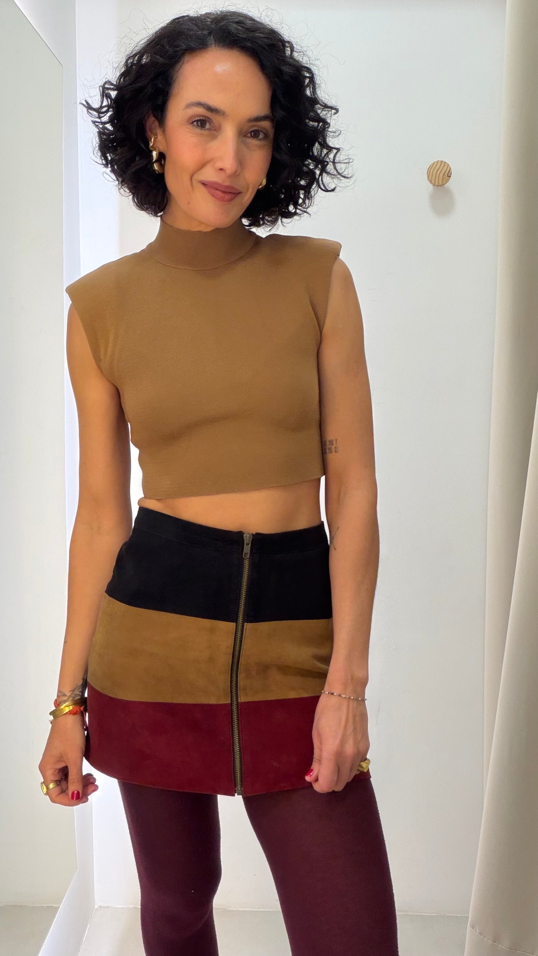 Blusa cropped Zara