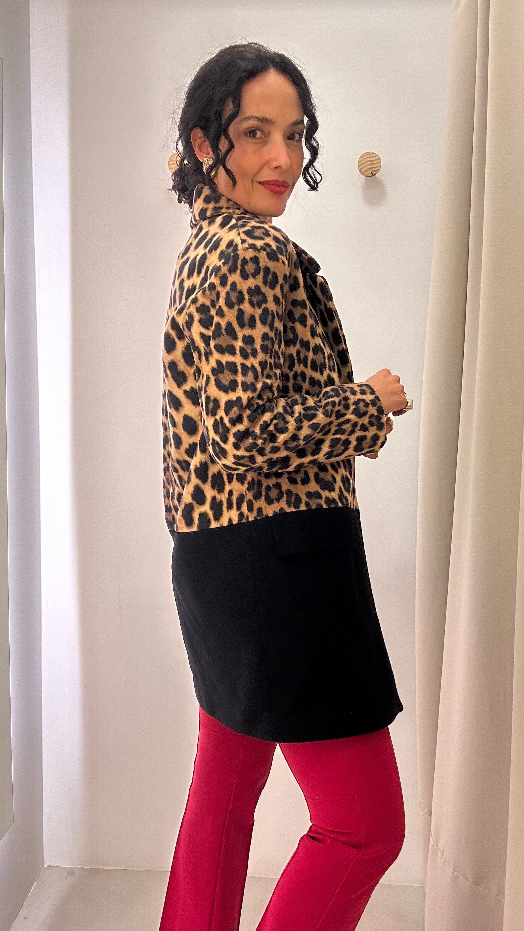 Casaco animal print Zara