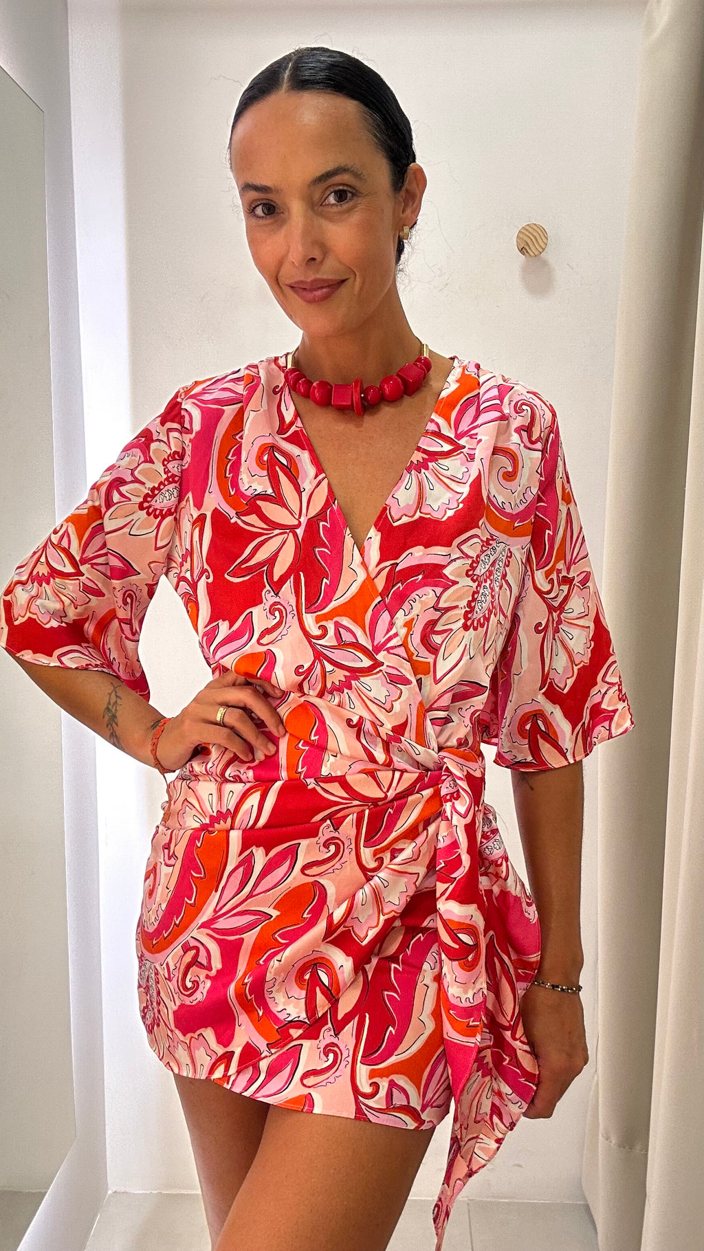 Vestido Estampado Zara