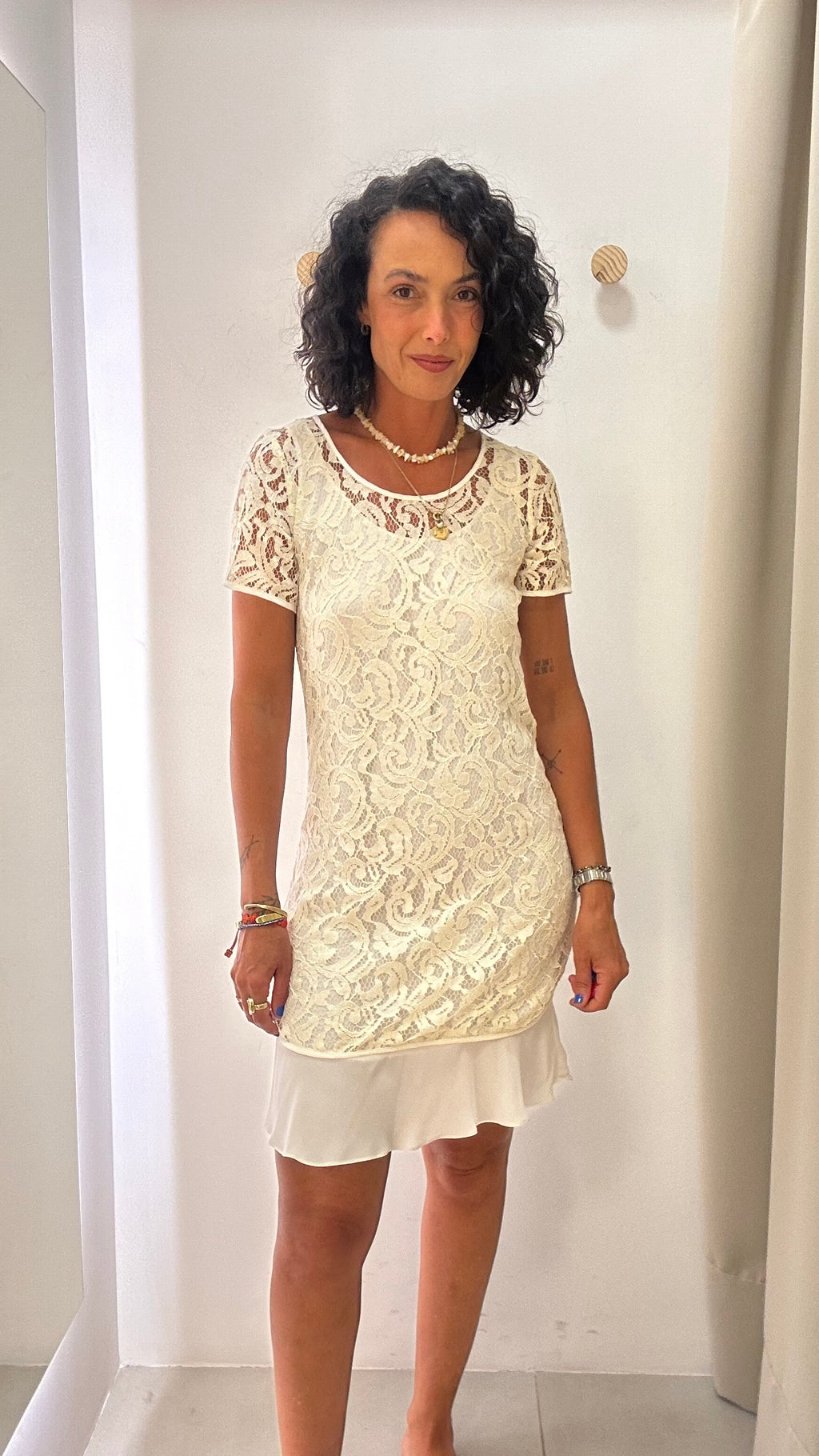 Vestido de Renda Branco