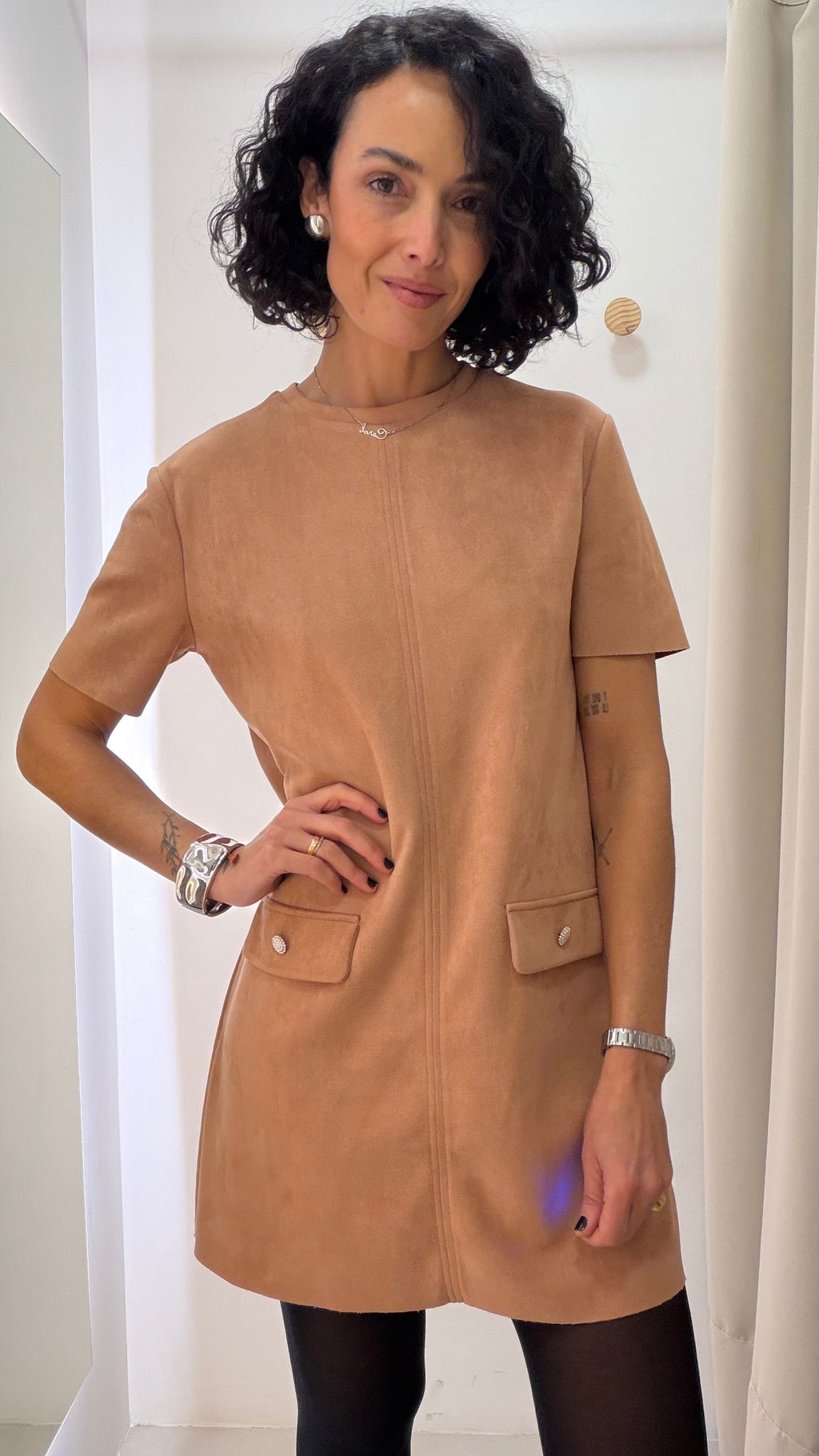 Vestido Marrom Zara