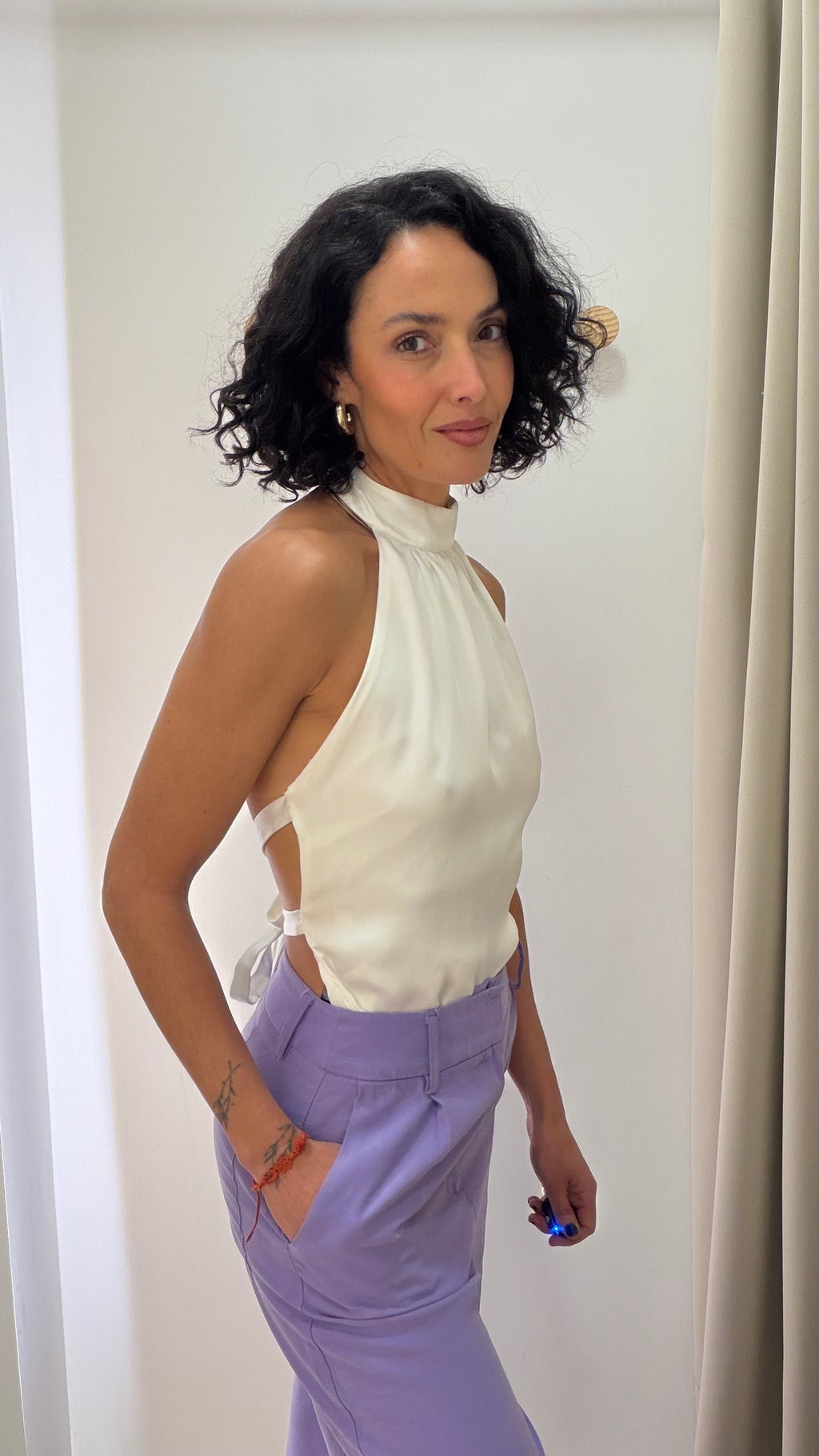 Blusa frente única Zara