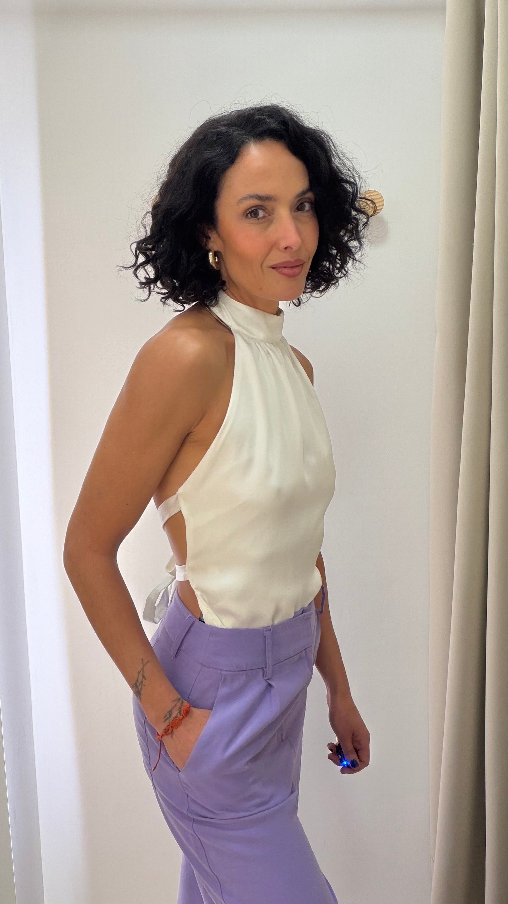 Blusa frente única Zara