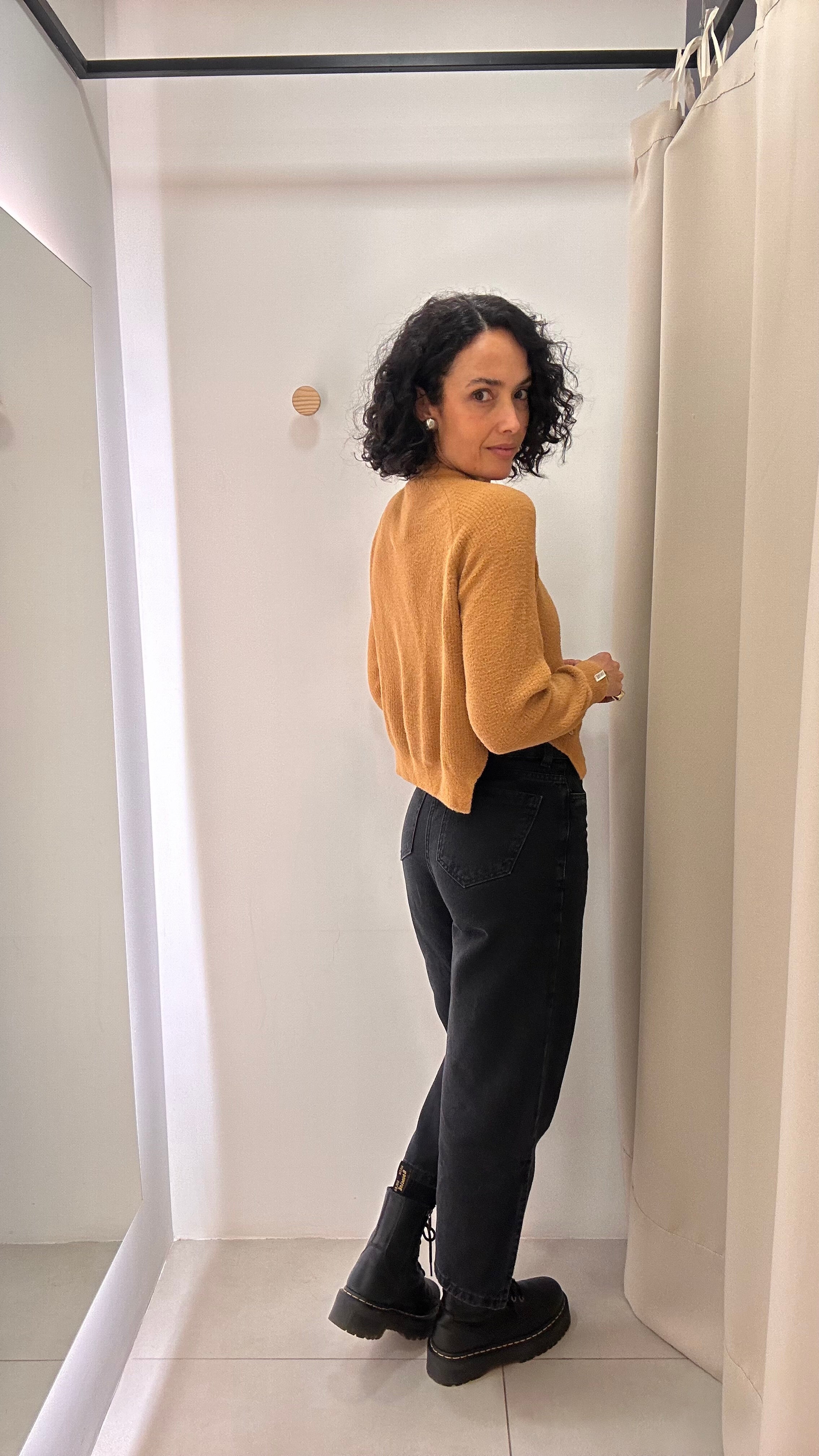 Calça jeans preta Mariaalícia