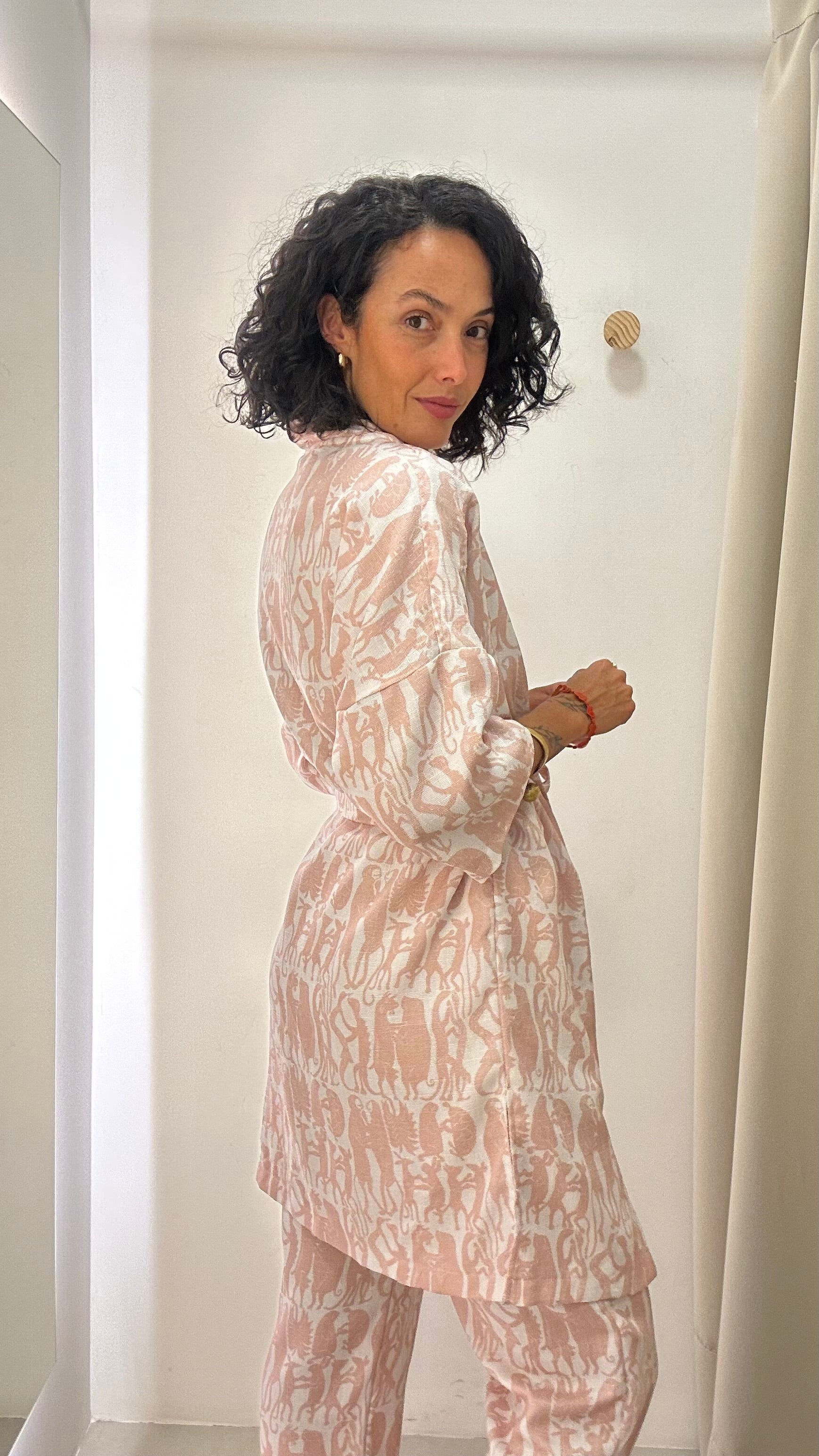 Conjunto Rosa Estampado