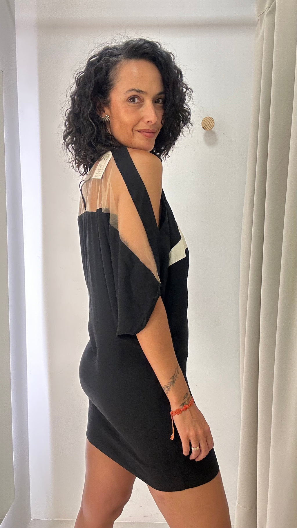 Vestido seda Animale