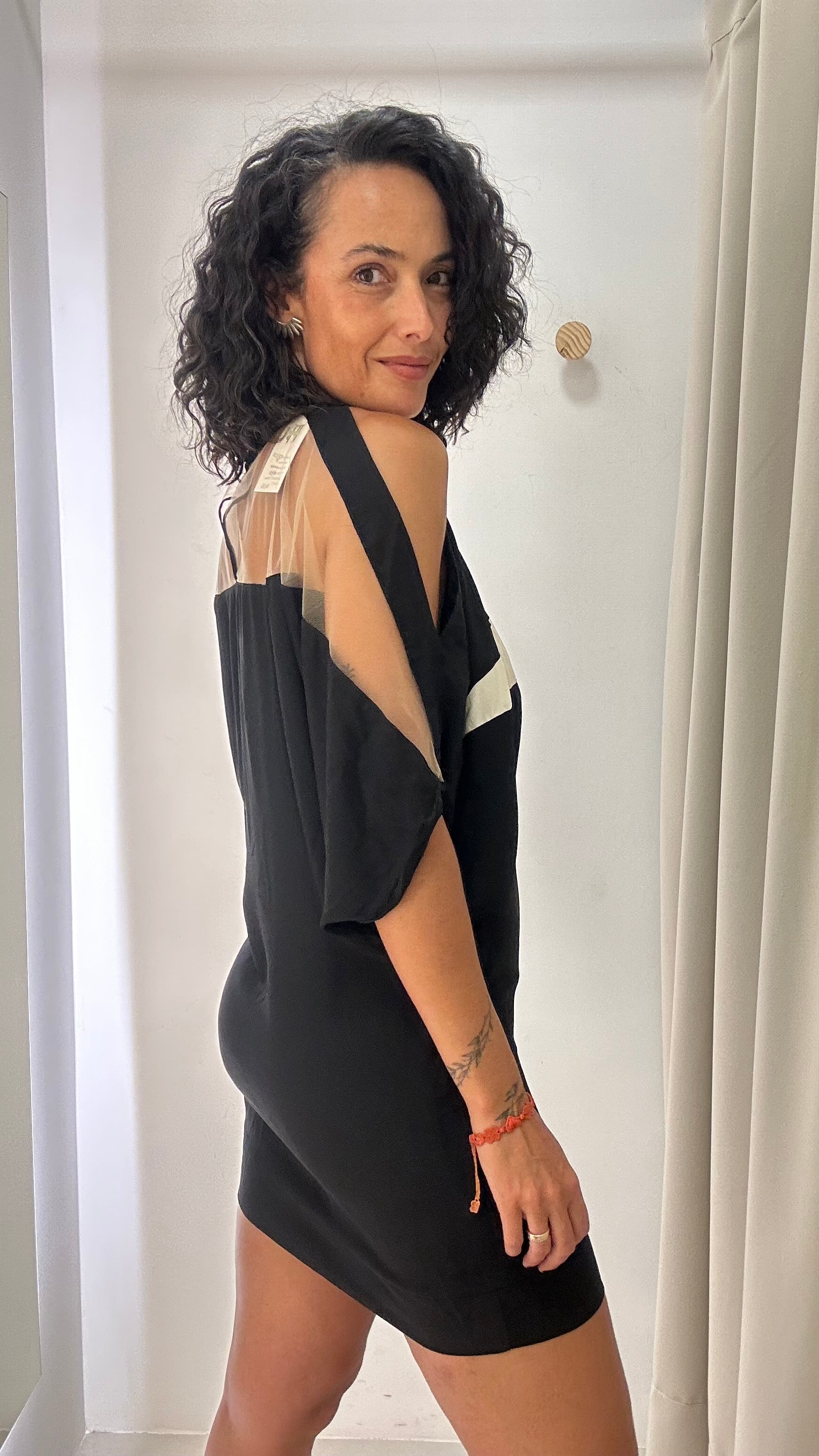Vestido seda Animale