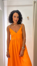 Vestido Longo Laranja