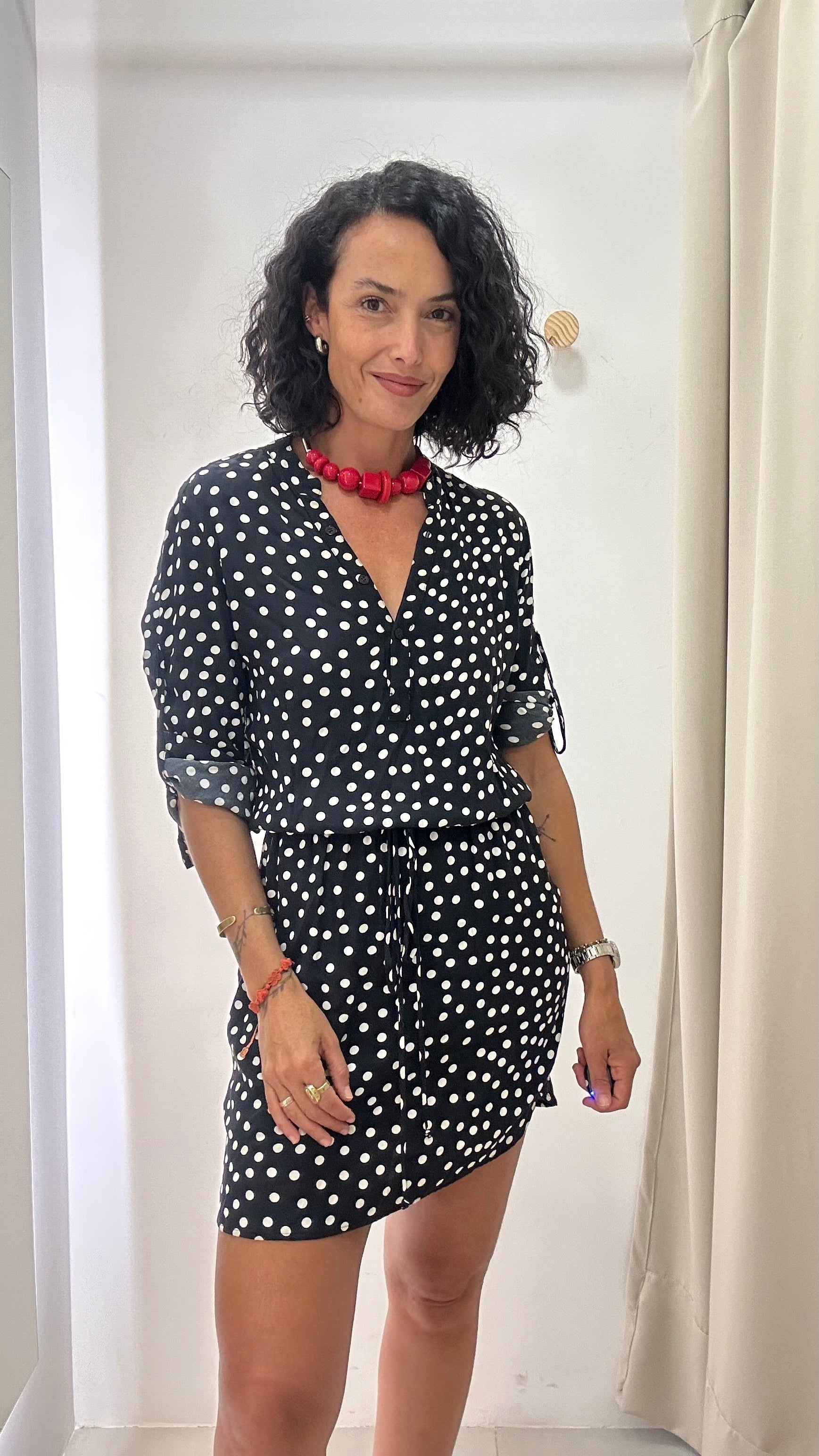 Vestido Poá Shop 126