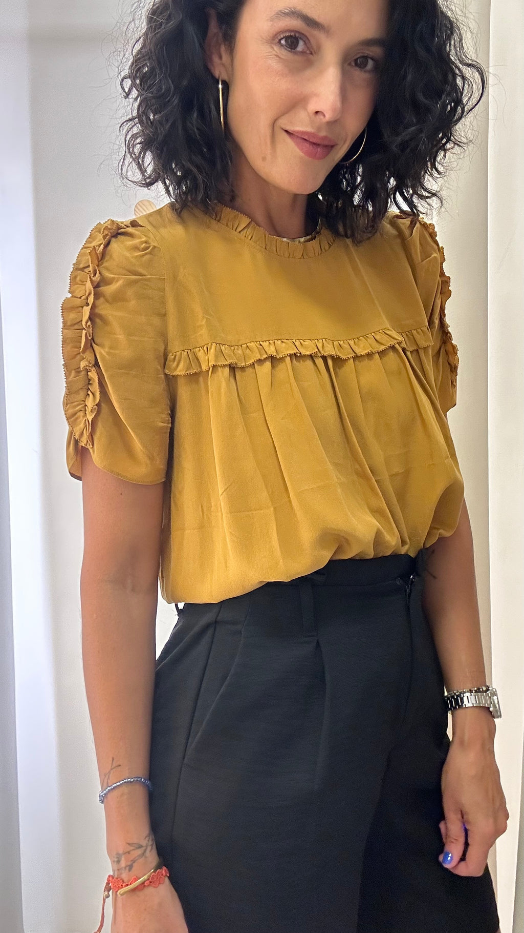 Blusa Terracota Ulla Johnson
