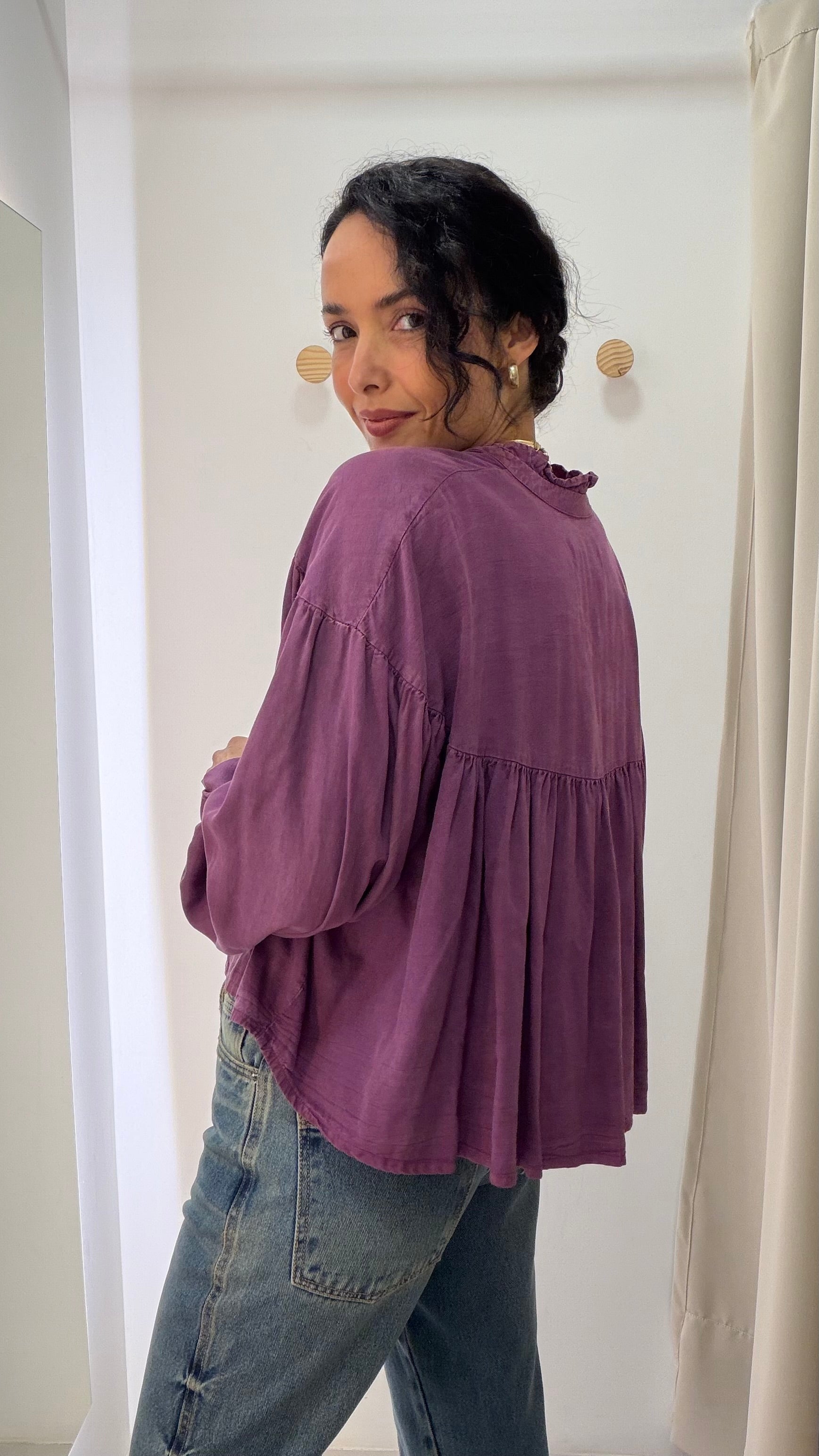 Blusa ampla Zara