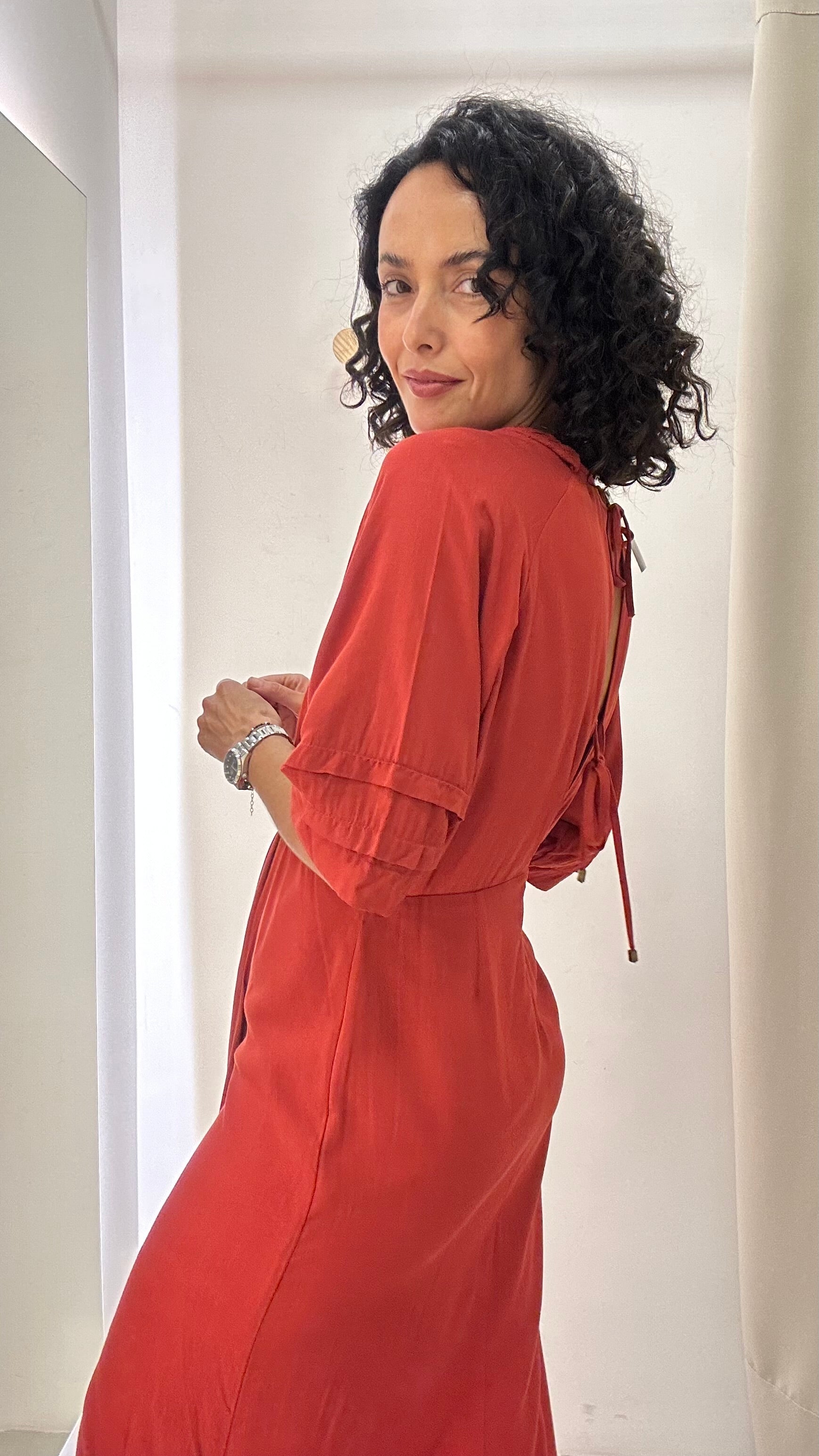 Vestido Midi Vermelho