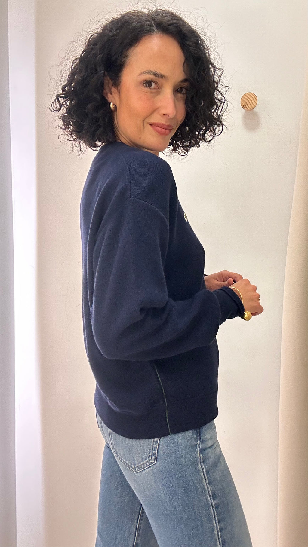 Tricot Lacoste Azul Marinho
