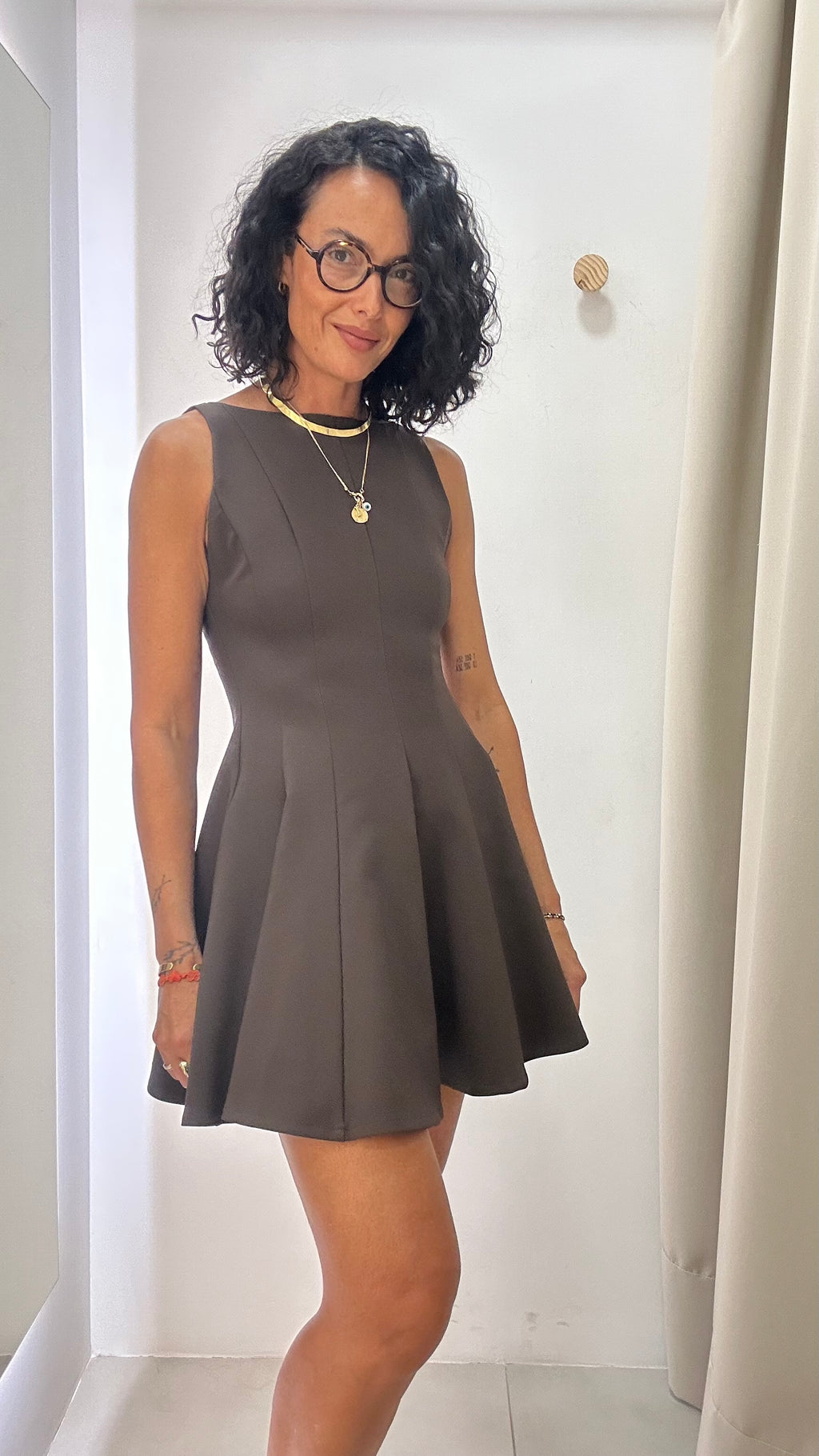 Vestido Marrom Zara