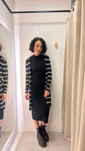 Tricot Listrado Shoulder