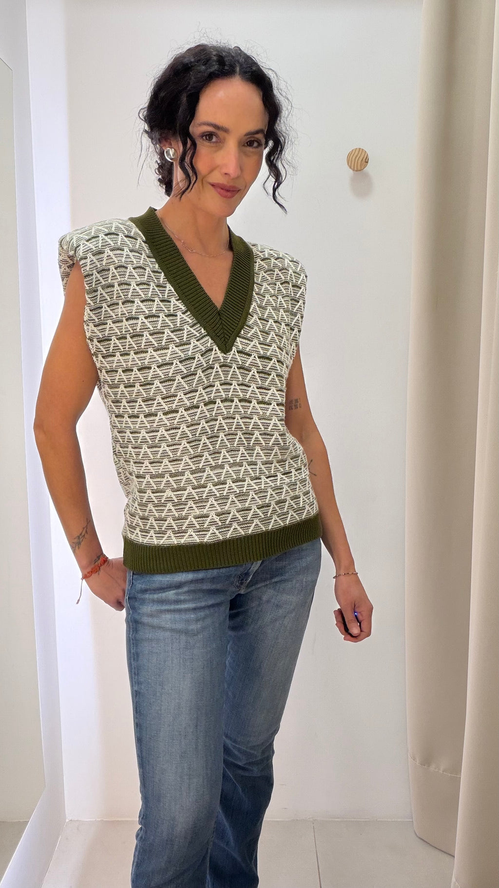 Colete tricot Animale