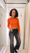 Tricot Laranja Zara