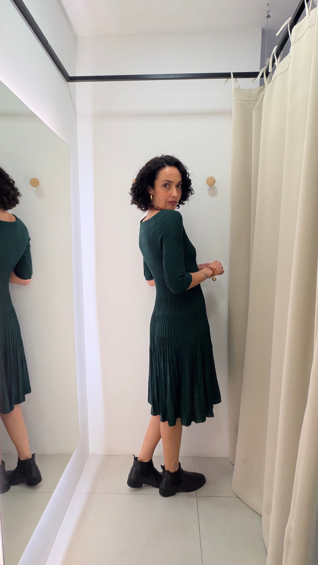 Vestido Tricot verde Anselmi