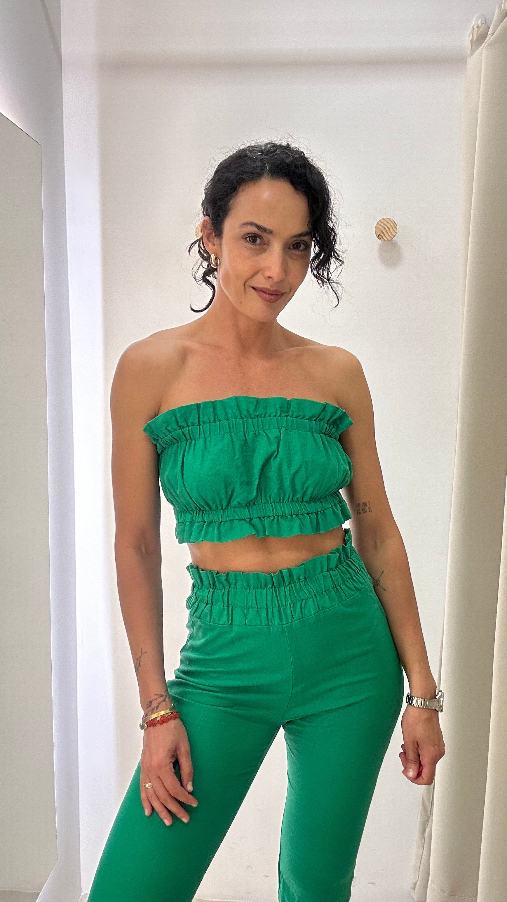 Conjunto Verde Folha