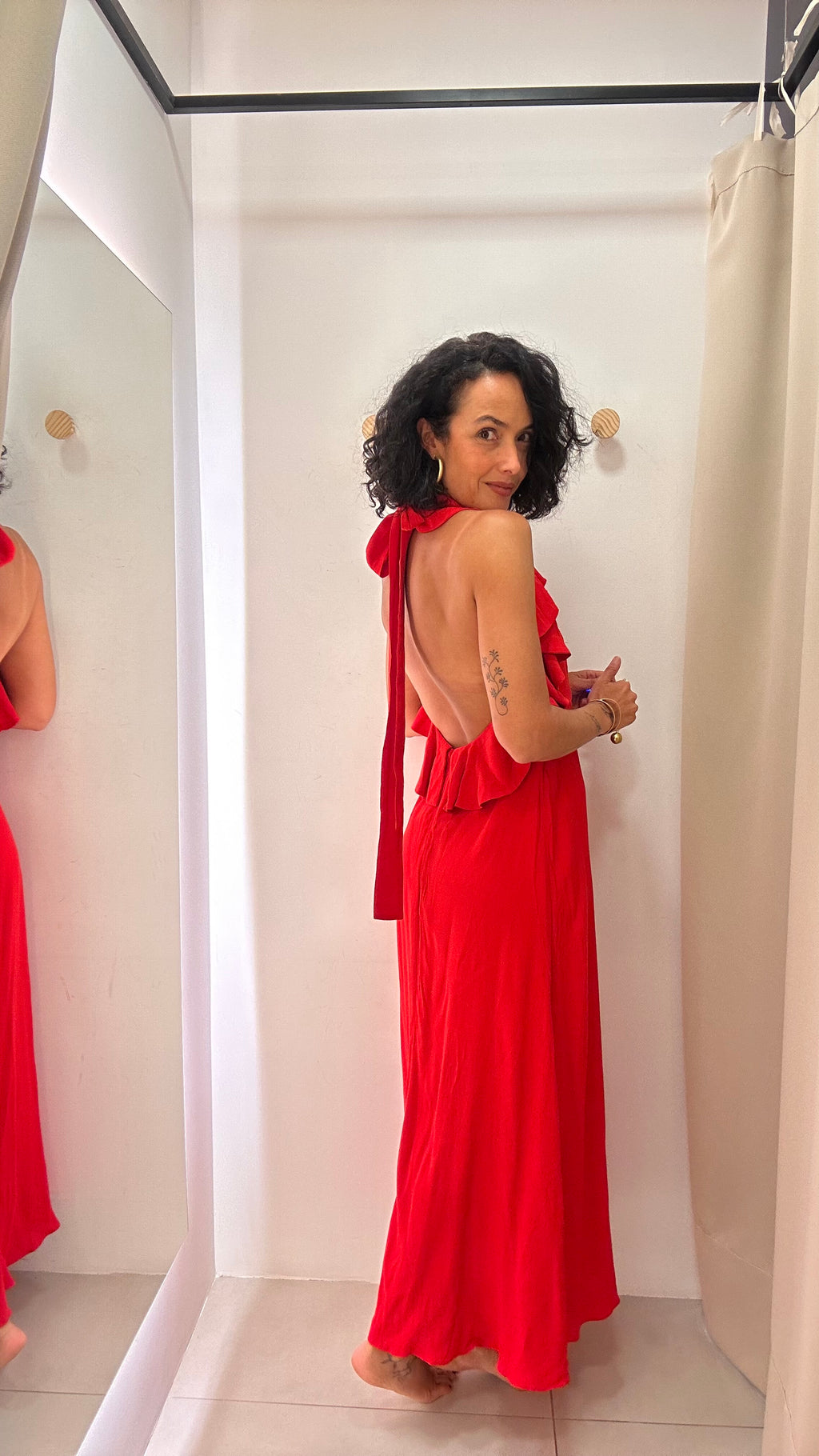 Vestido Vermelho Carmin