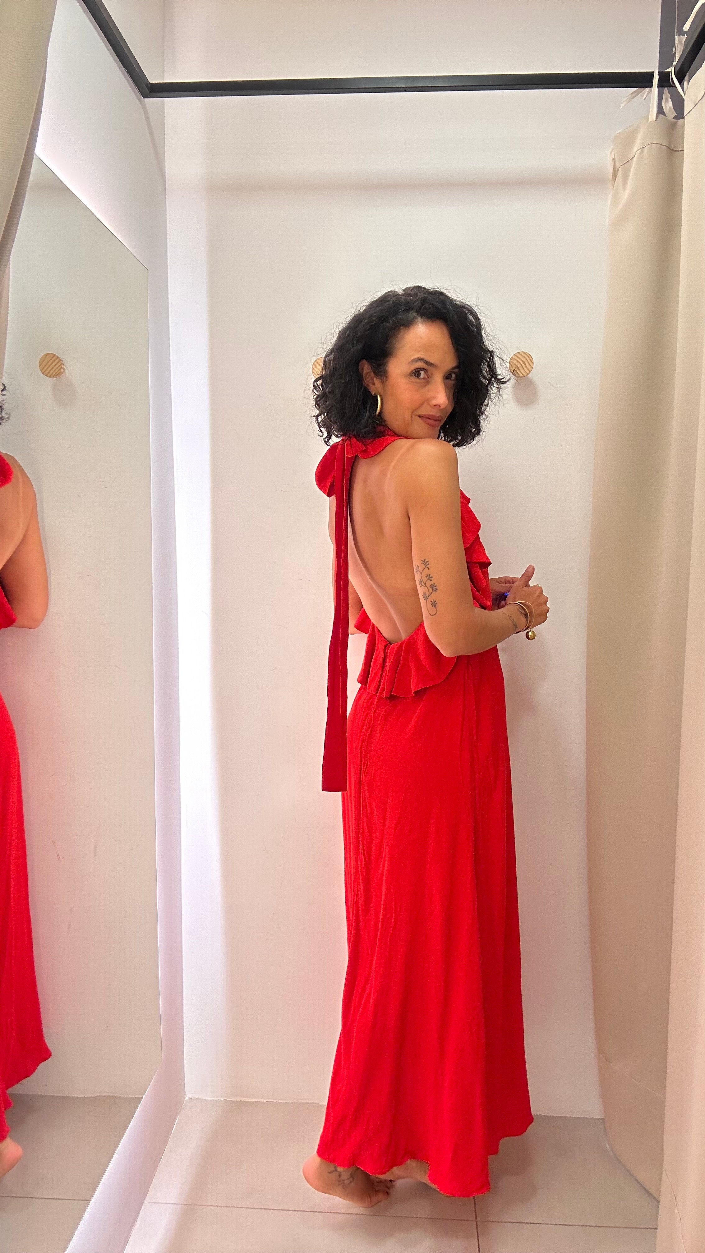 Vestido Vermelho Carmin