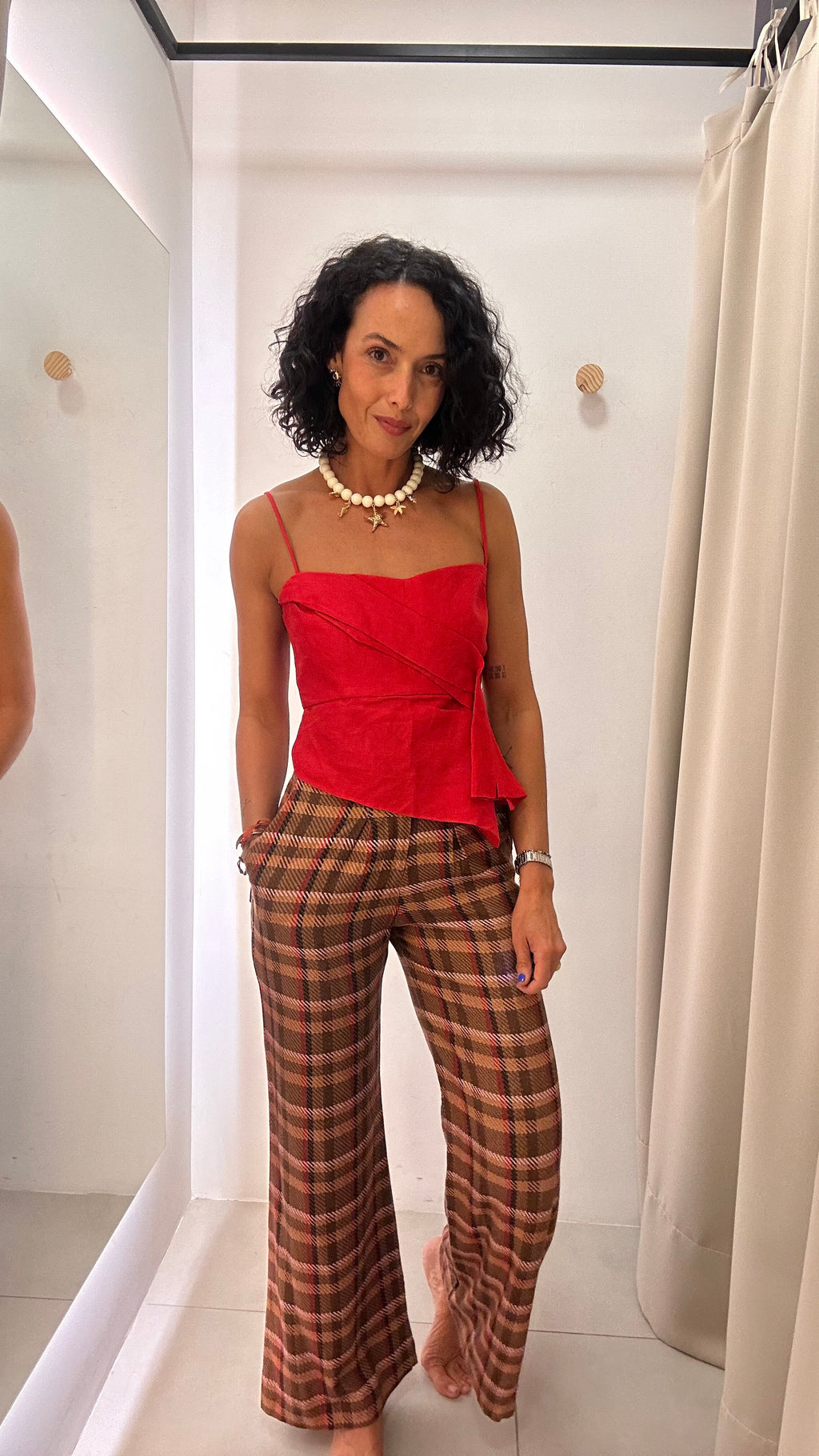 Cropped Vermelho Andrea Marques