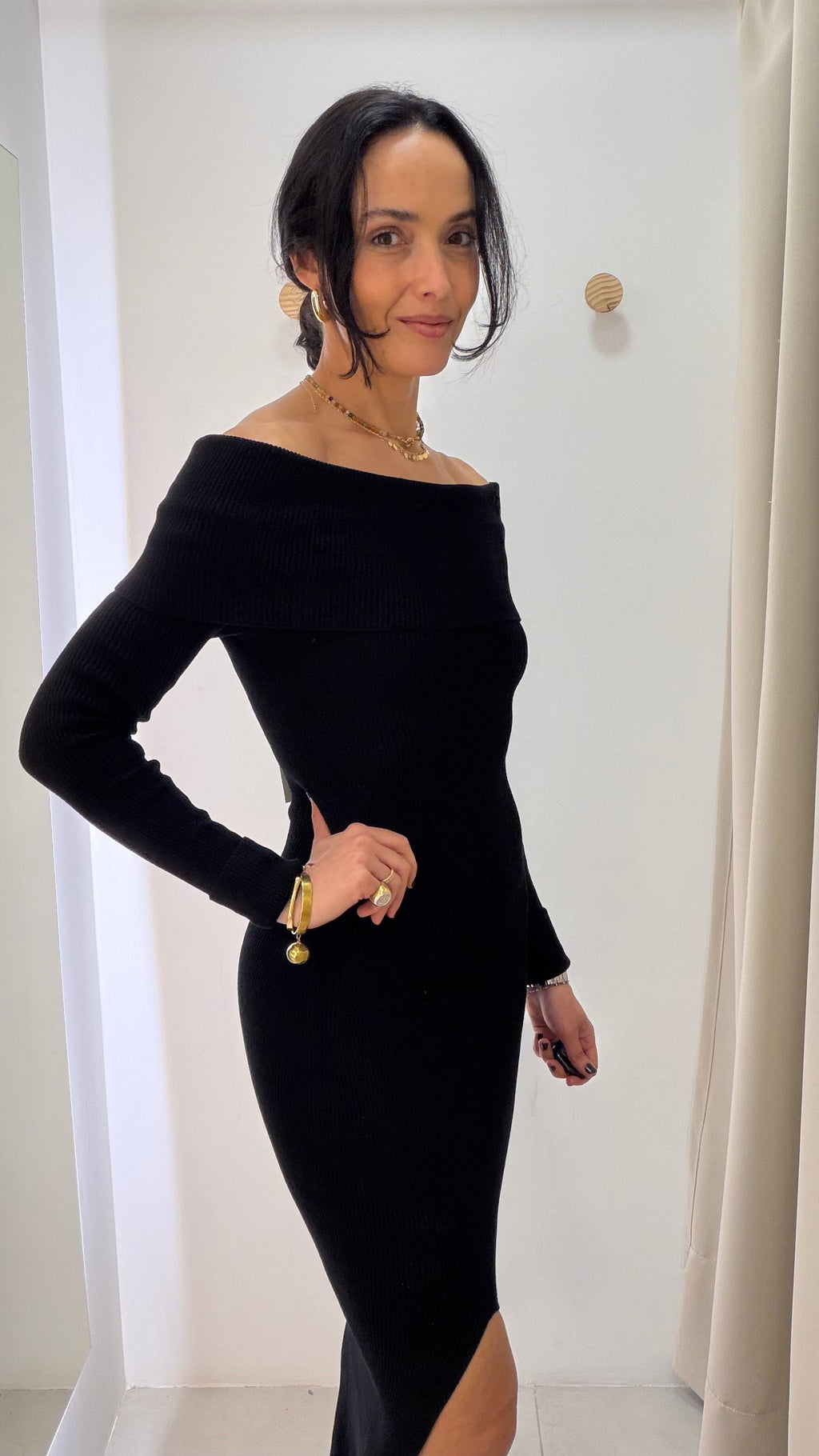 Vestido Preto em Malha Egoiste