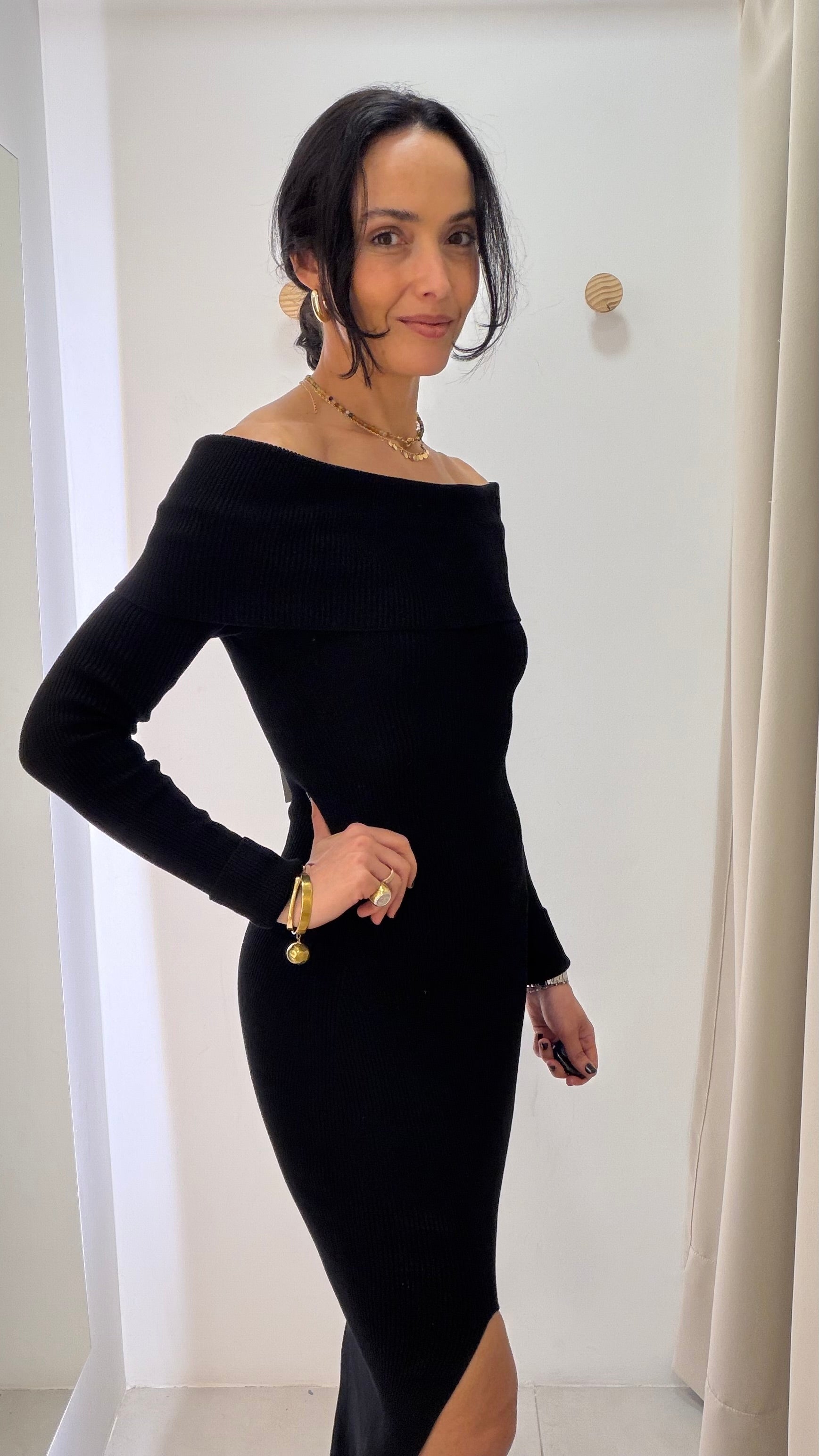 Vestido Preto em Malha Egoiste