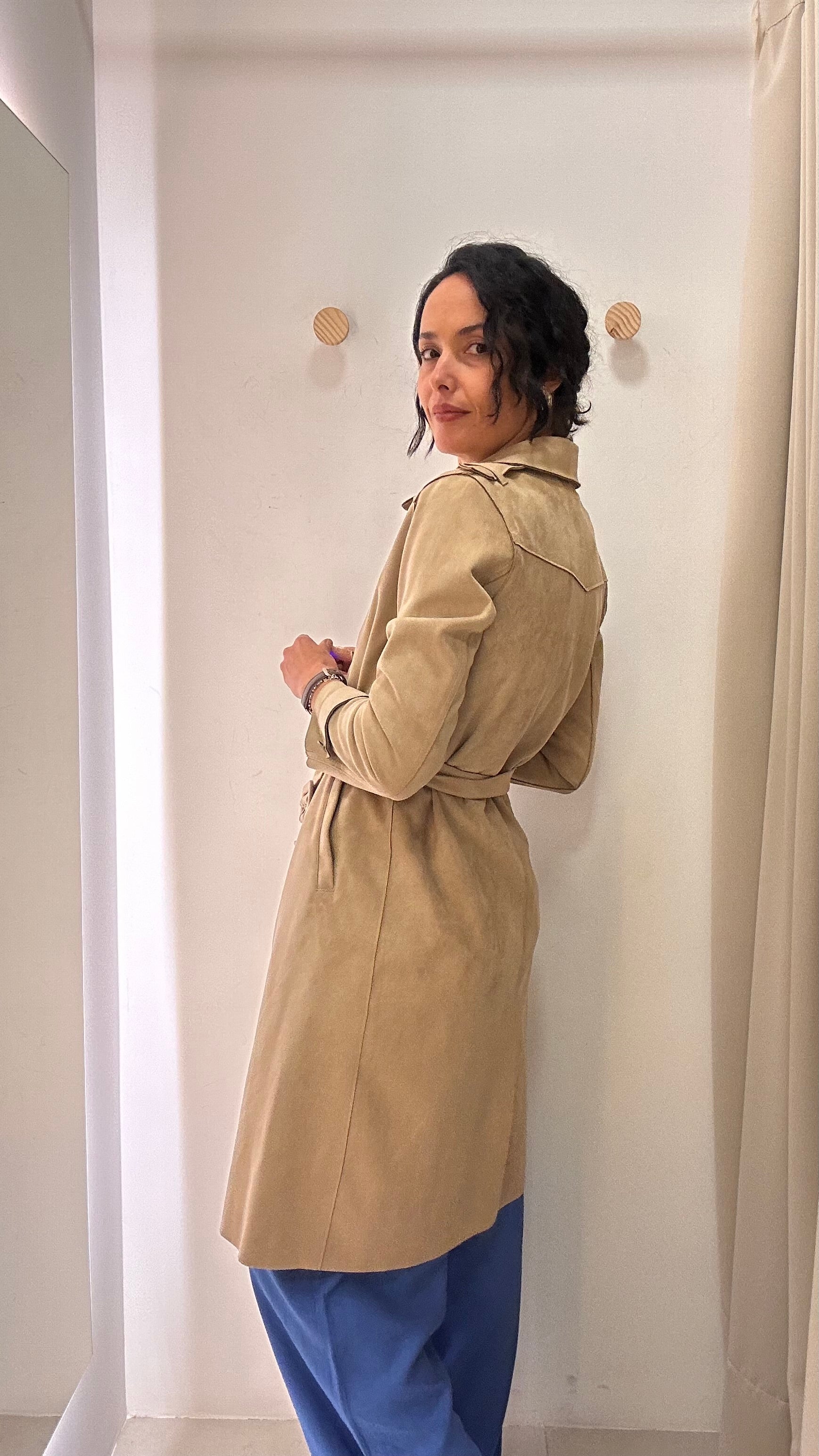 Trench Coat suede Zara