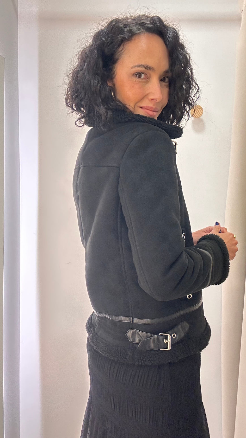 Casaco suede Zara