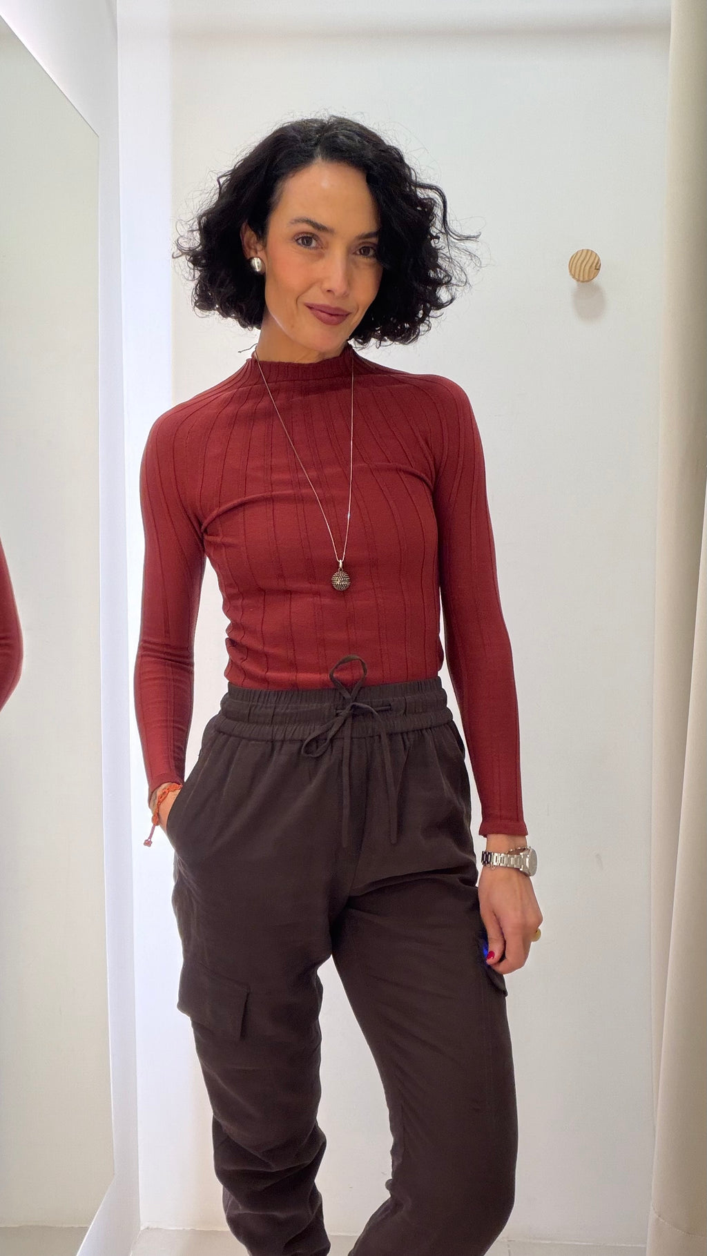 Tricot Vinho Doce Trama
