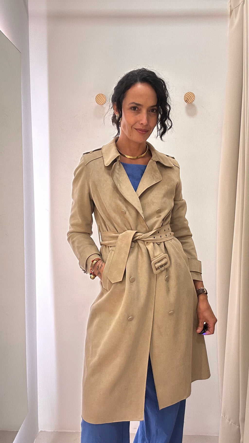 Trench Coat suede Zara