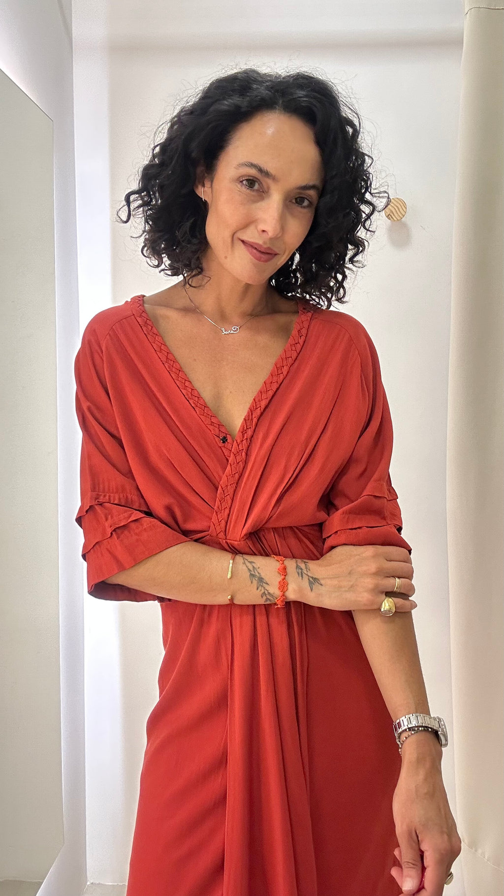 Vestido Midi Vermelho