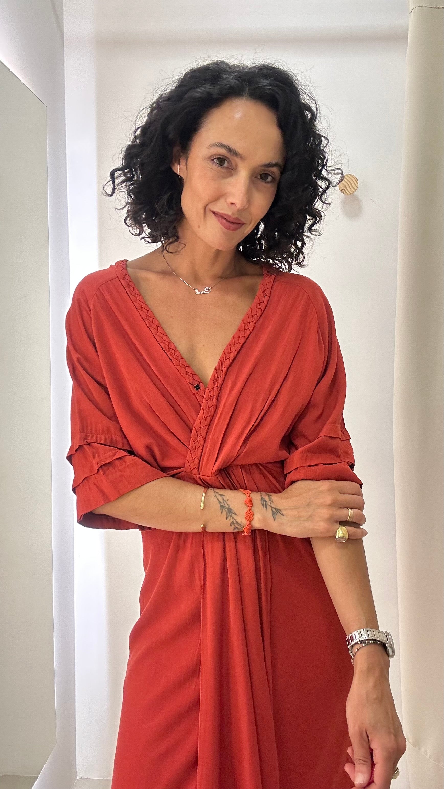 Vestido Midi Vermelho