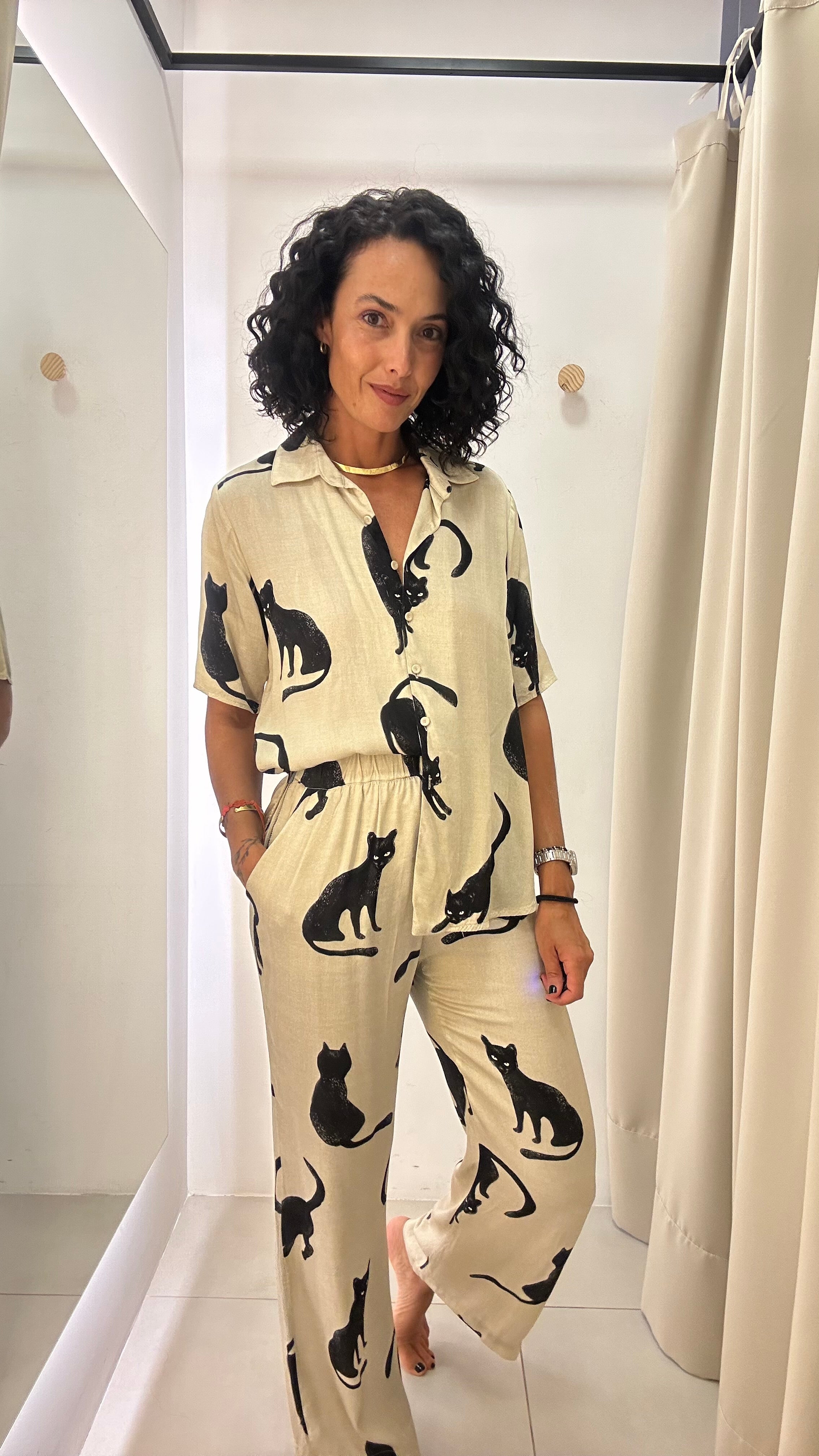 Conjunto Gatos Cris Barros