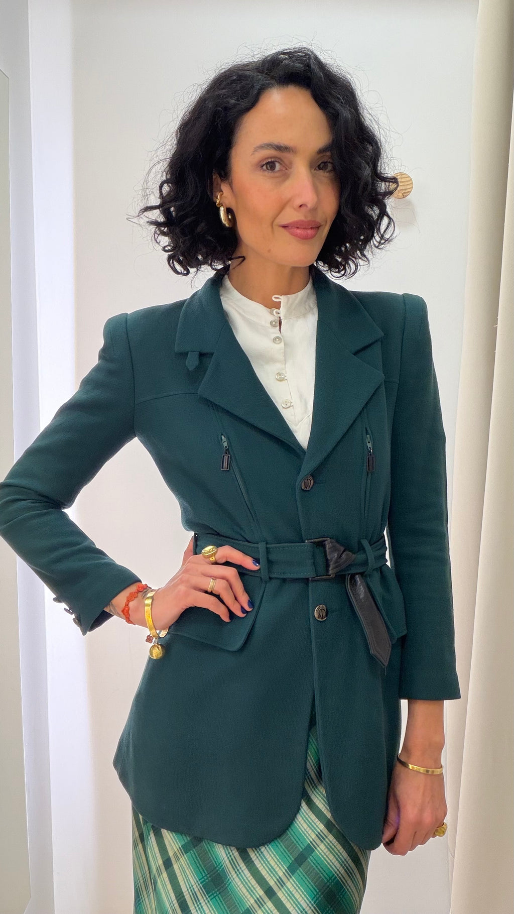 Casaco verde Lagerfeld
