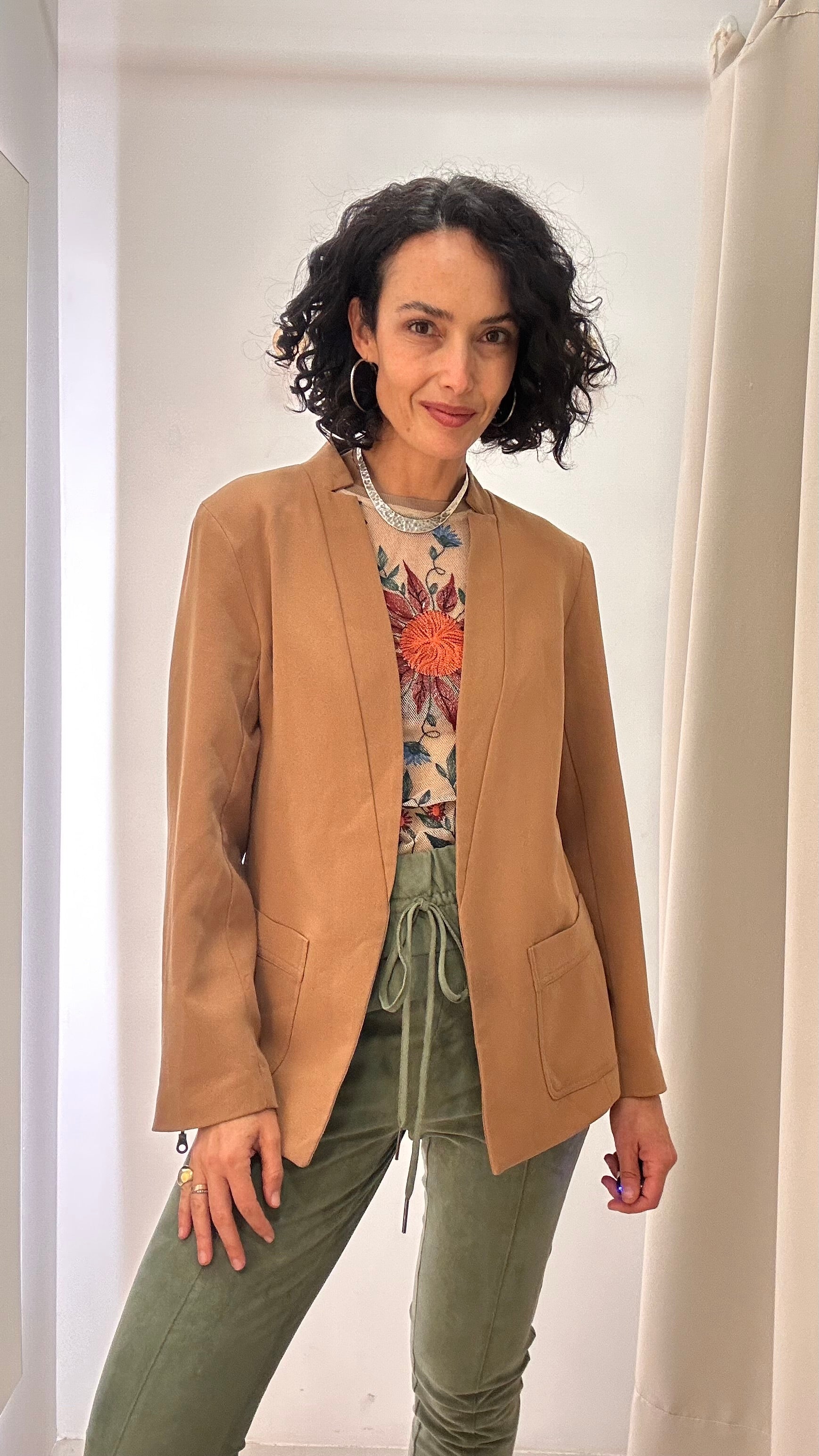 Blazer Terracota Shoulder