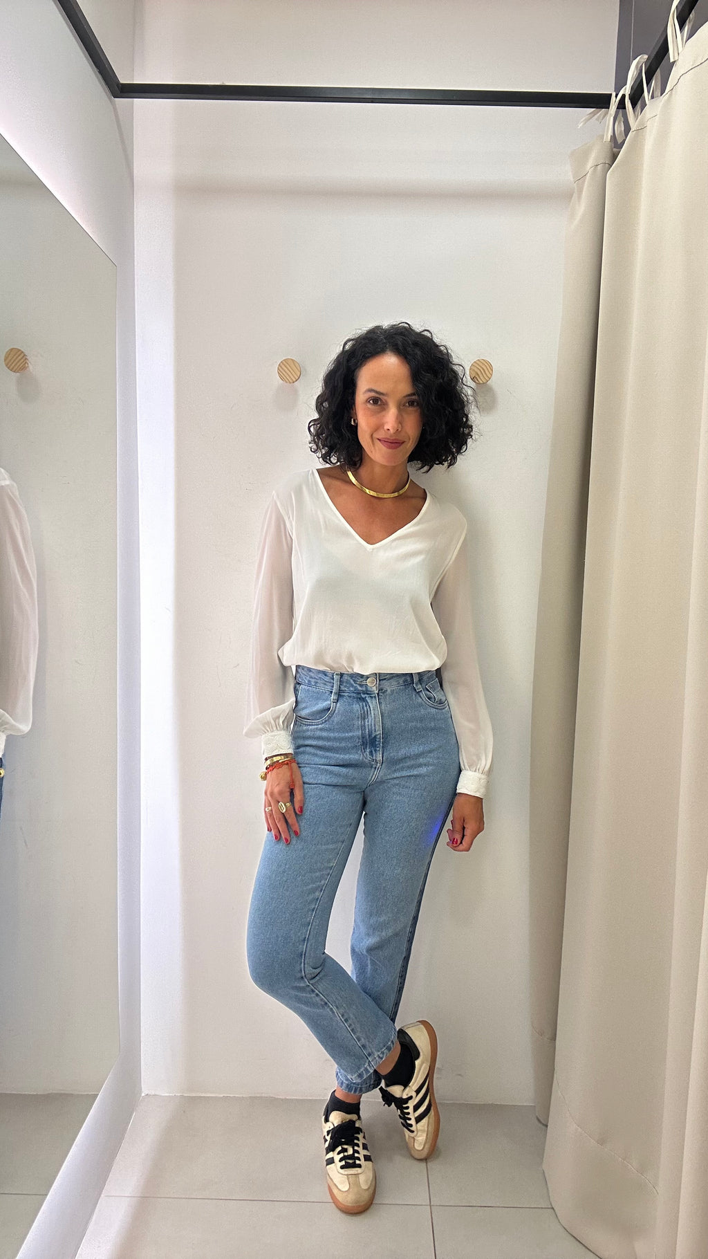 Calça Jeans Shoulder
