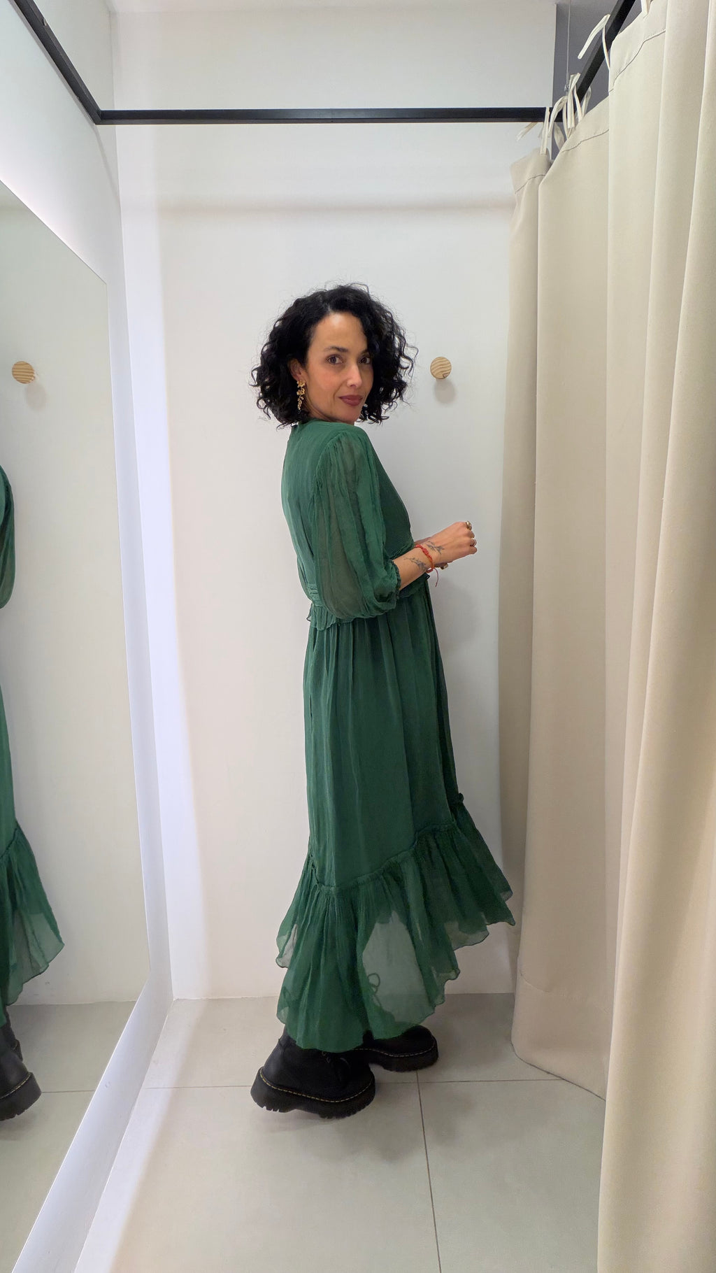 Vestido em seda NV
