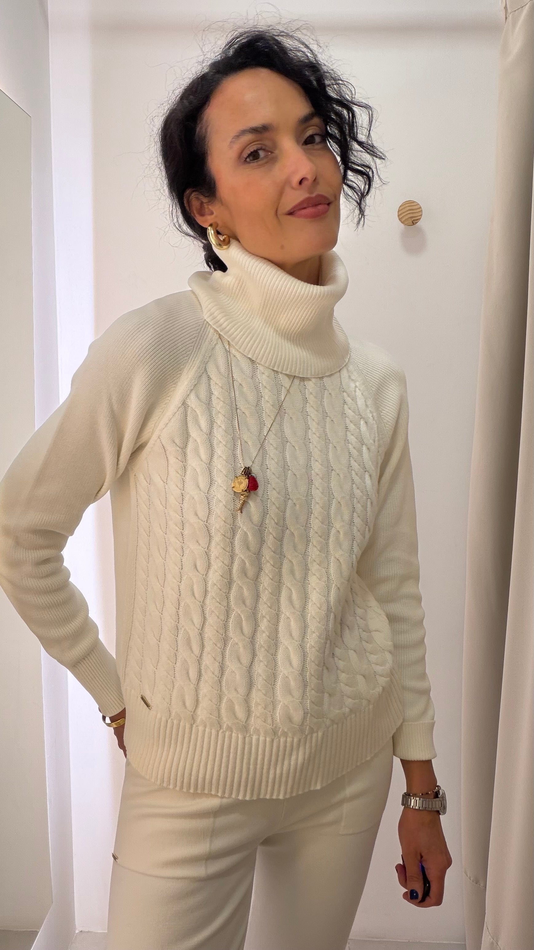 Tricot branco Anselmi