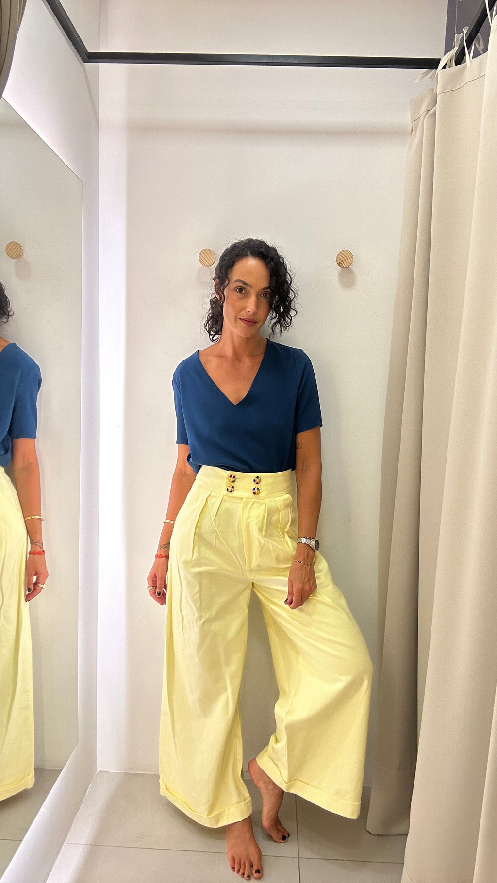 Calça Pantalona Nati Vozza